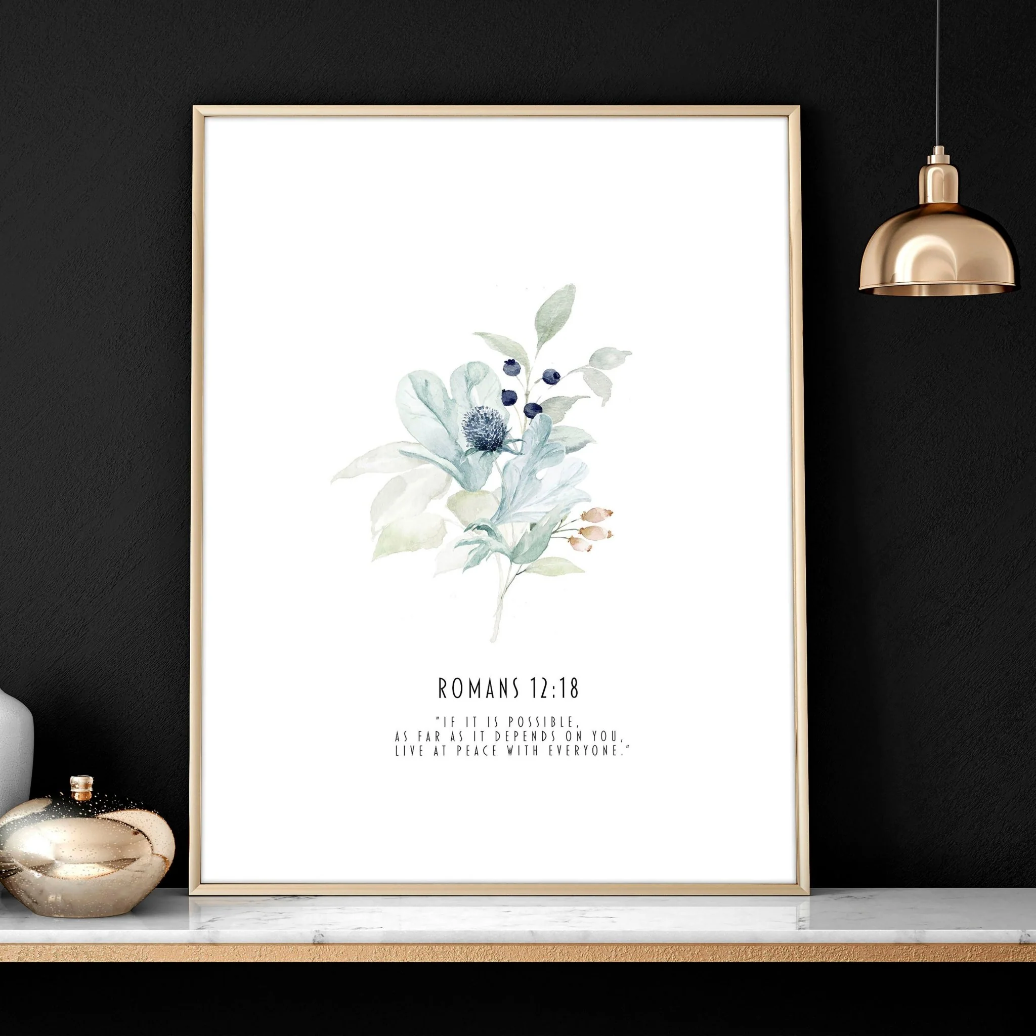 Christian posters | set of 3 Home decoration wall art prints - Image 5