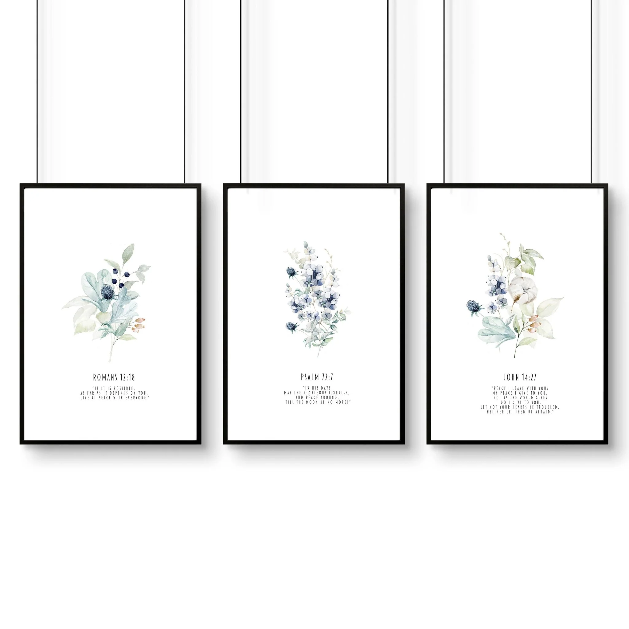 Christian posters | set of 3 Home decoration wall art prints - Image 8