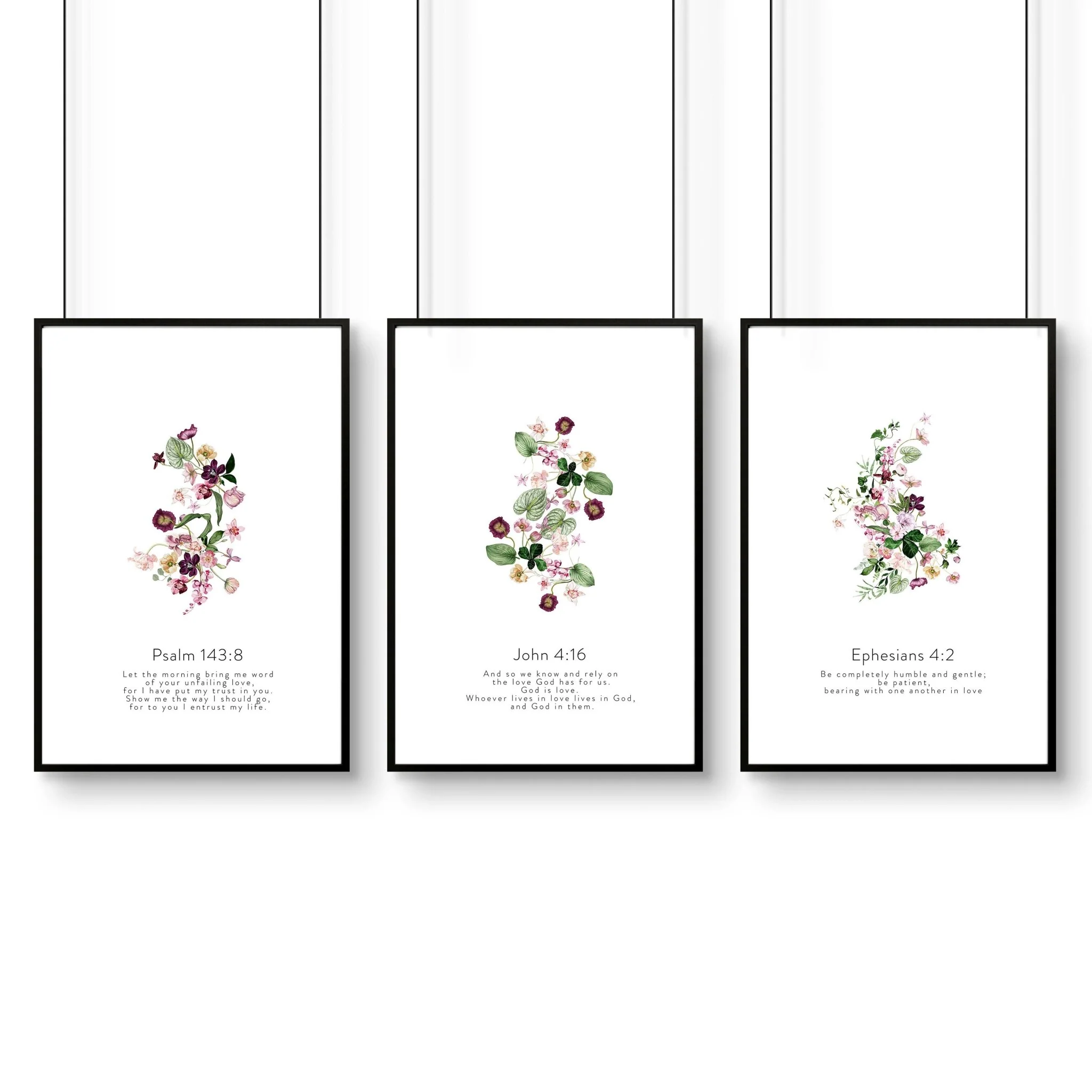 Christian religious posters for bedroom | set of 3 wall art prints - Image 9
