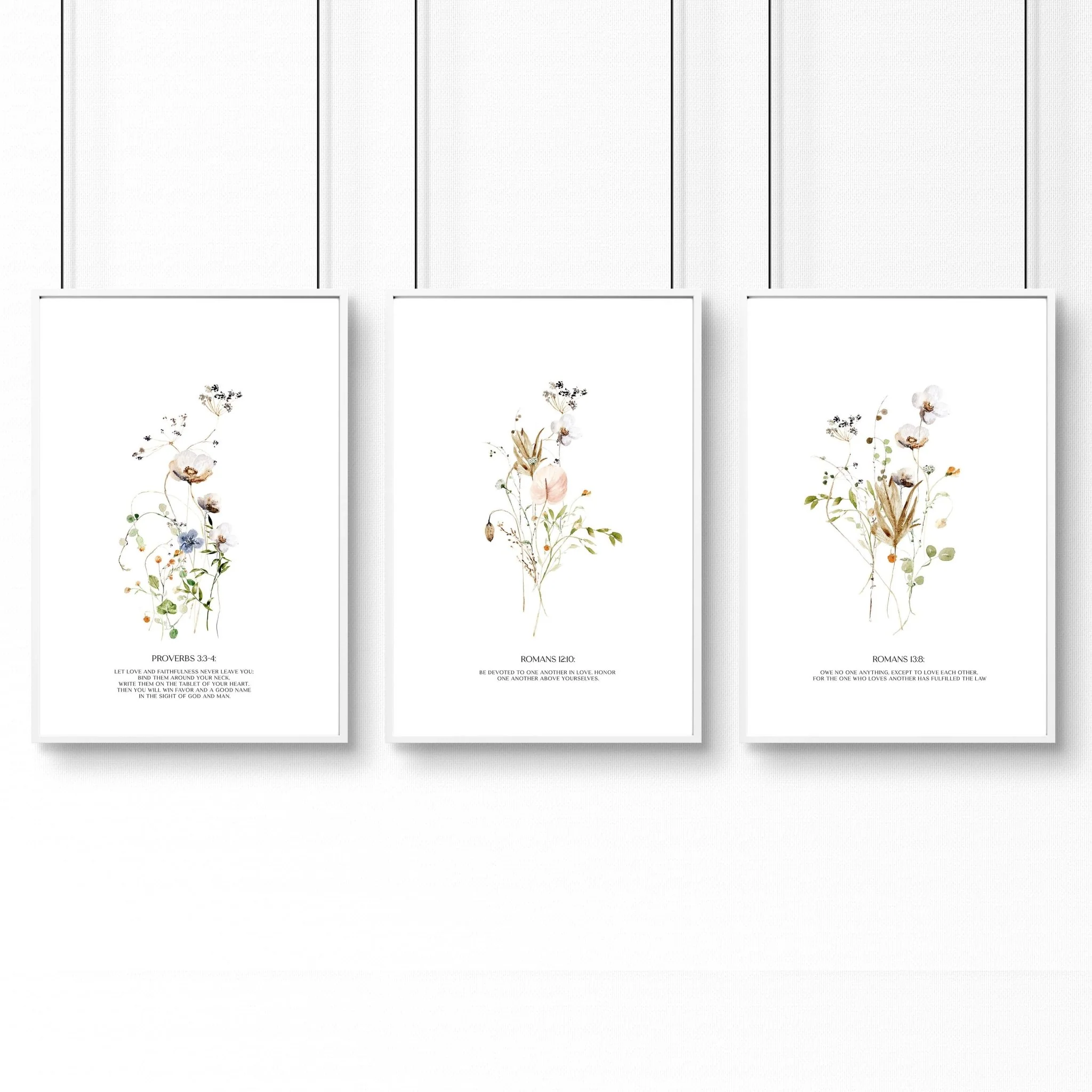 Set of 3 pictures for hallway | set of 3 Christian wall art prints - Image 10