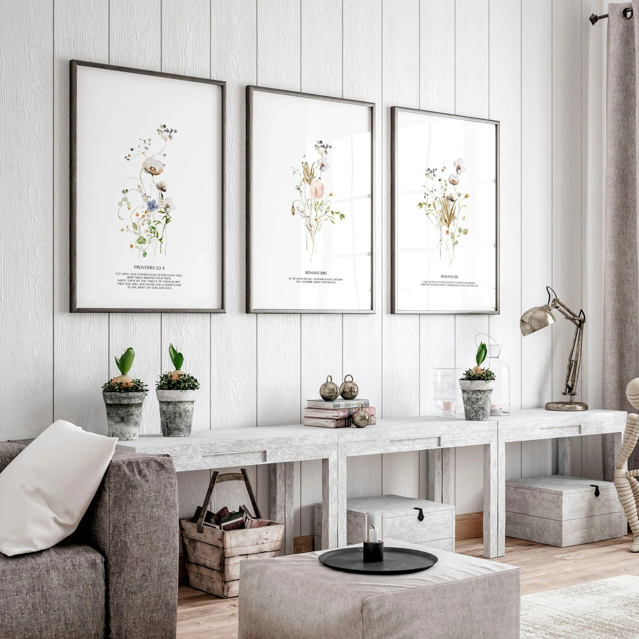 Set of 3 pictures for hallway | set of 3 Christian wall art prints - Image 4