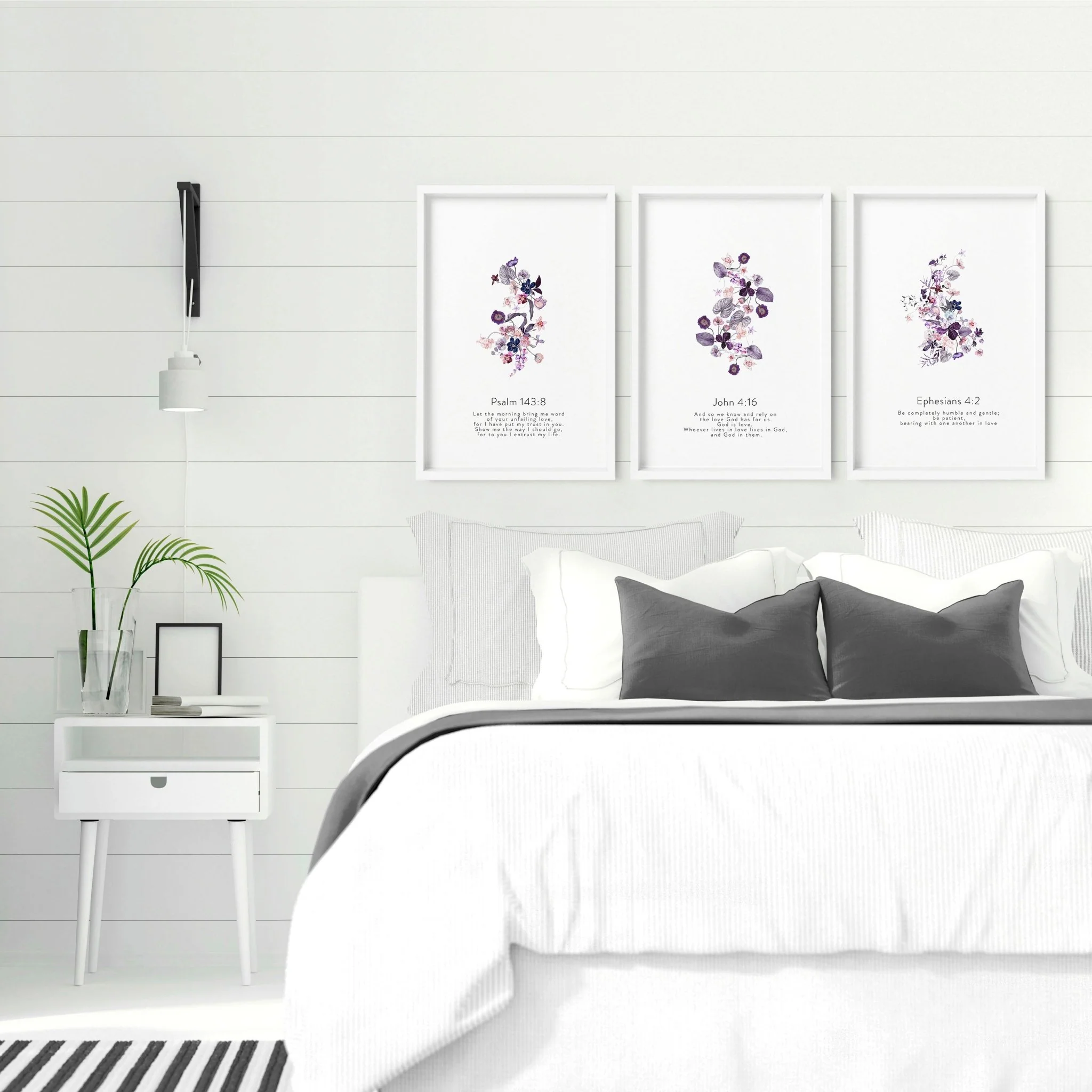 Christian verse posters for bedroom | set of 3 wall art prints - Image 10