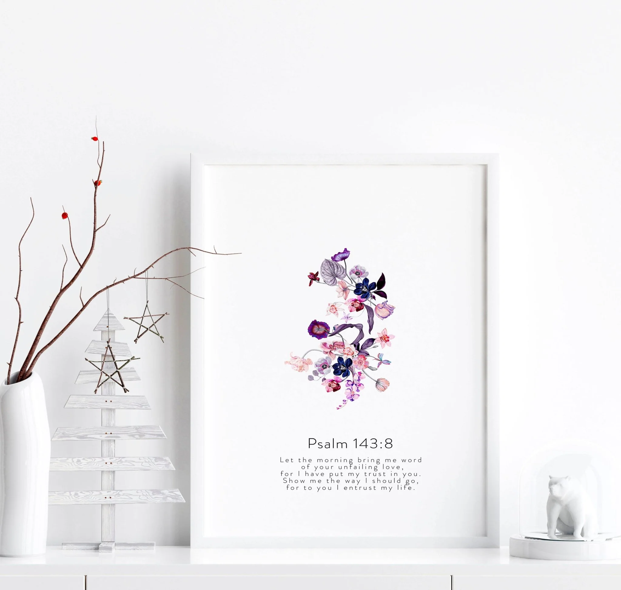 Christian verse posters for bedroom | set of 3 wall art prints - Image 5