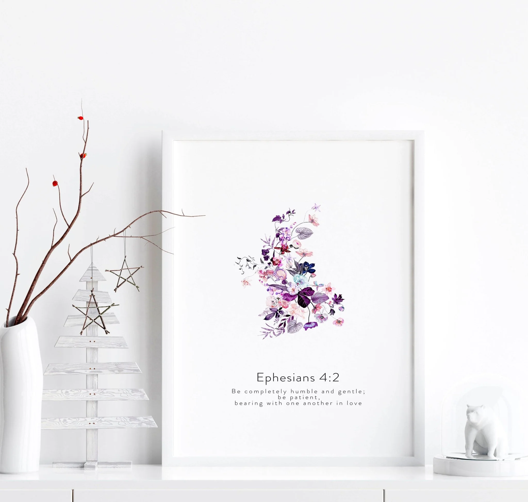 Christian verse posters for bedroom | set of 3 wall art prints - Image 7
