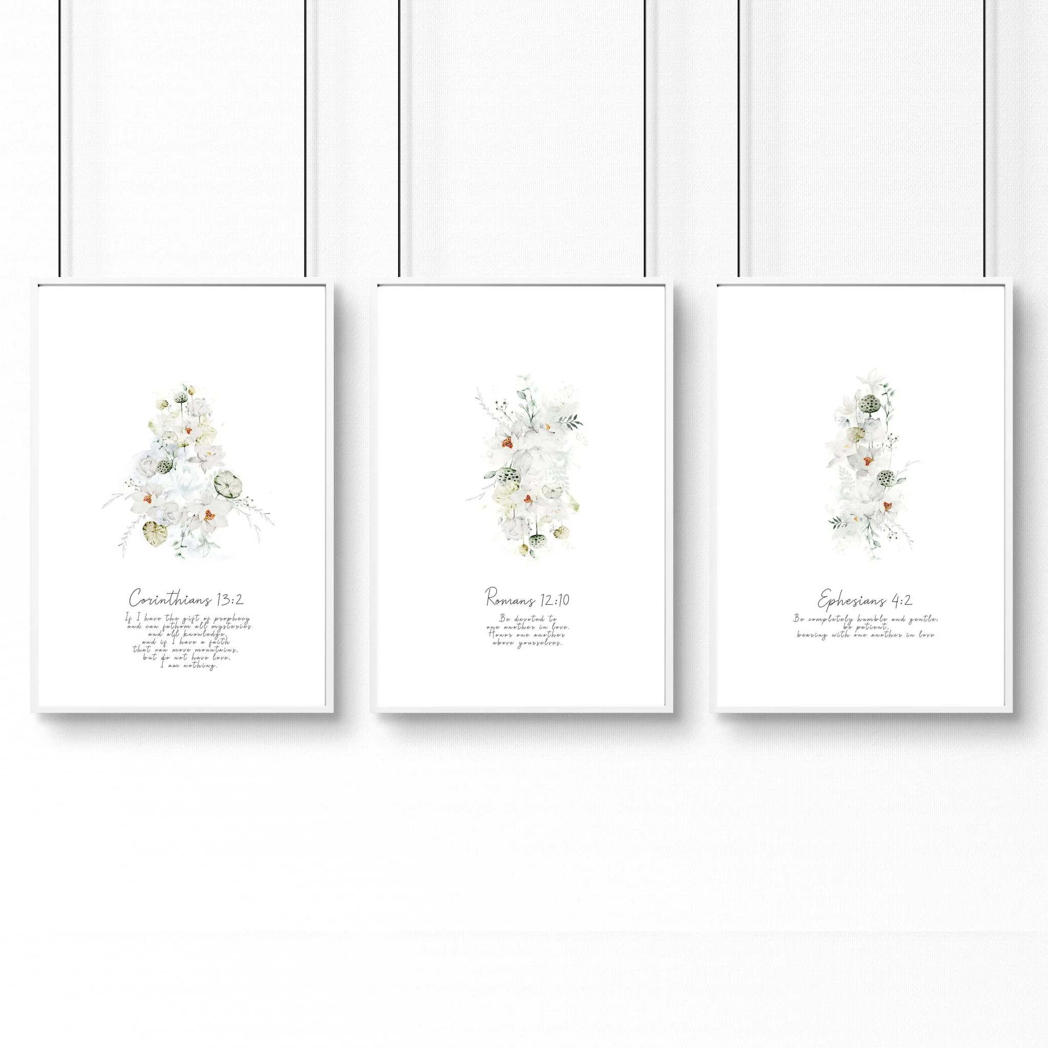 Christianity art for bedroom | set of 3 wall art prints - Image 8