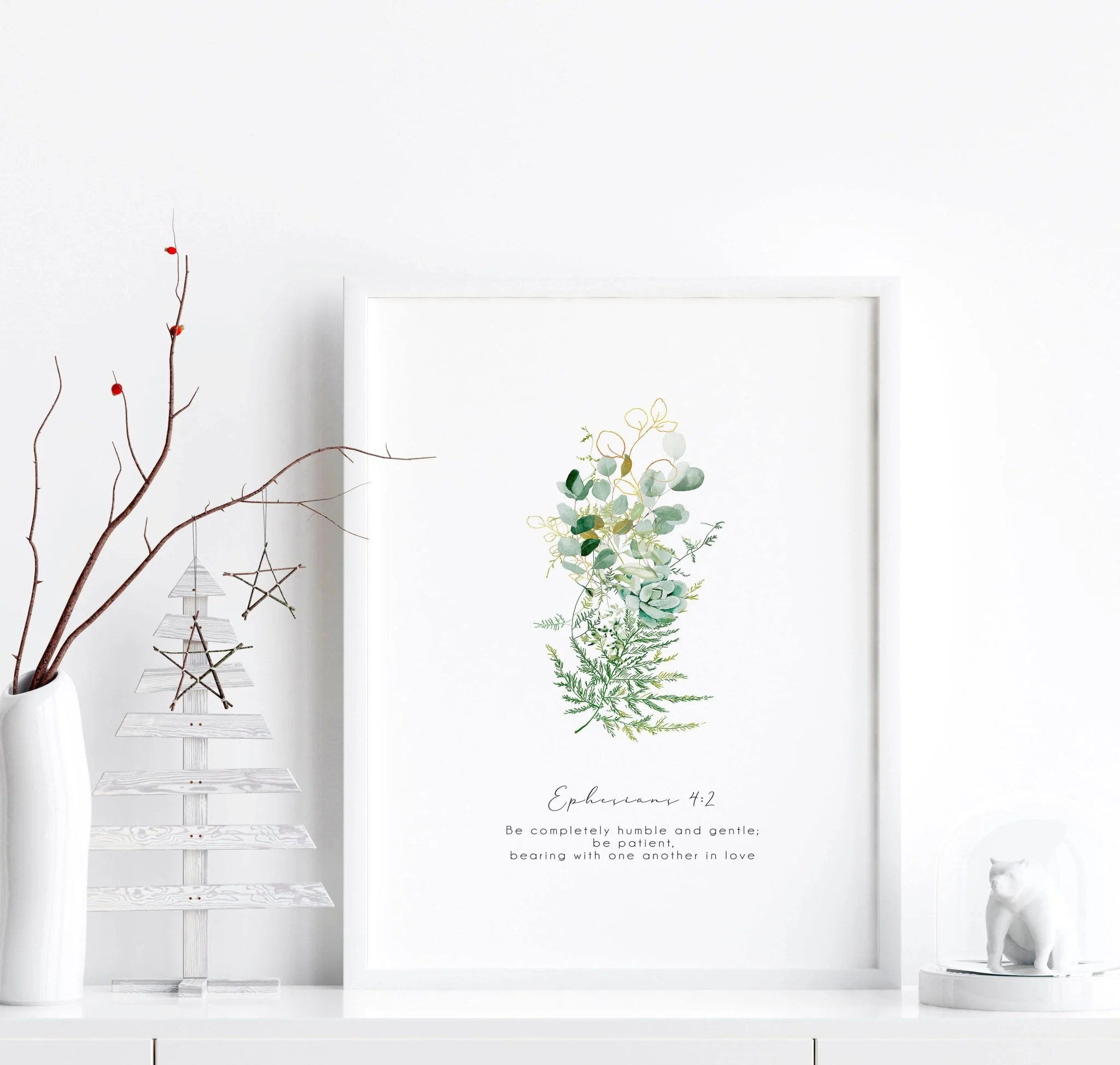 Christianity Bible wall art for bedroom | set of 3 wall art prints - Image 6