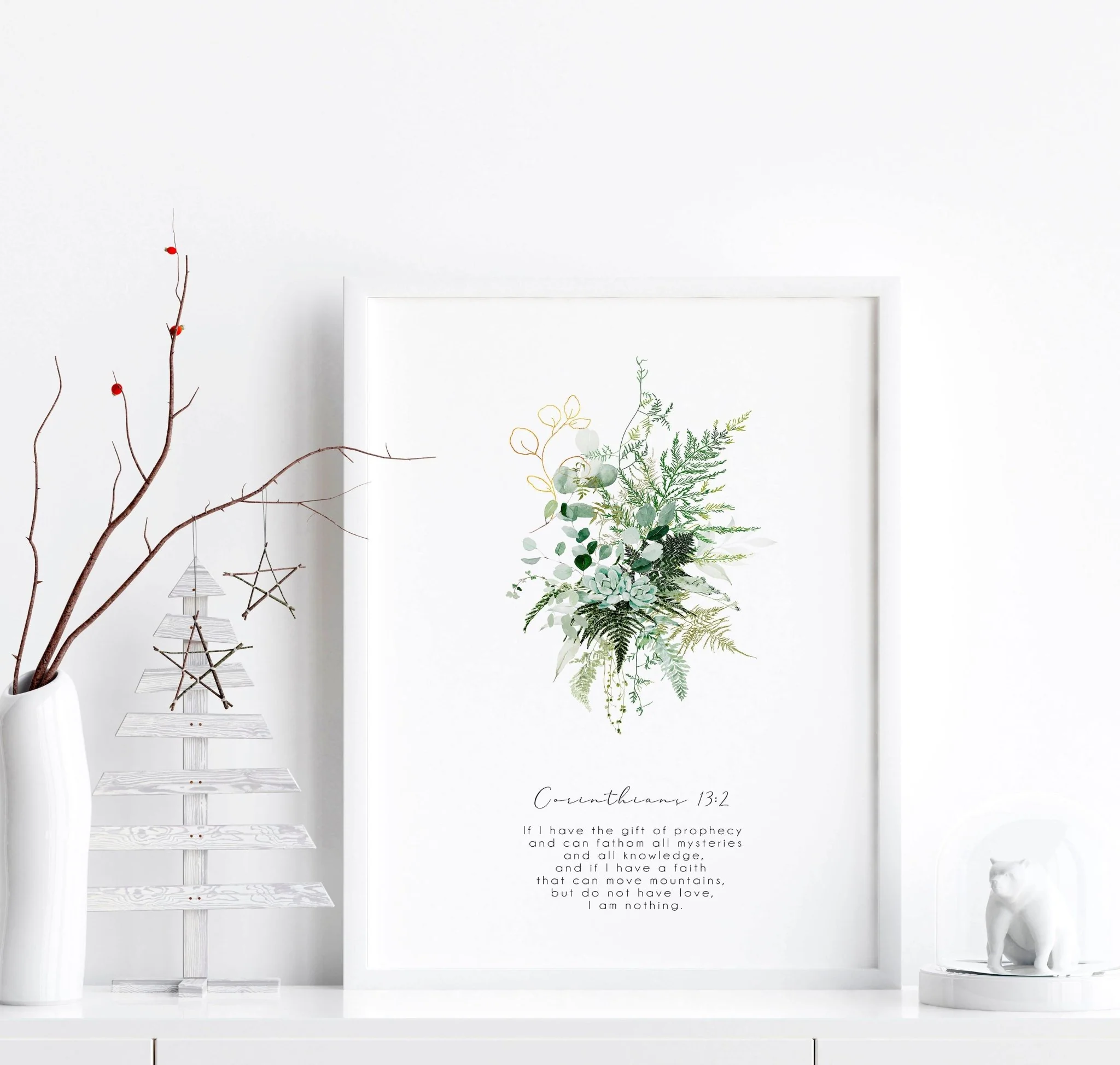 Christianity Bible wall art for bedroom | set of 3 wall art prints - Image 7