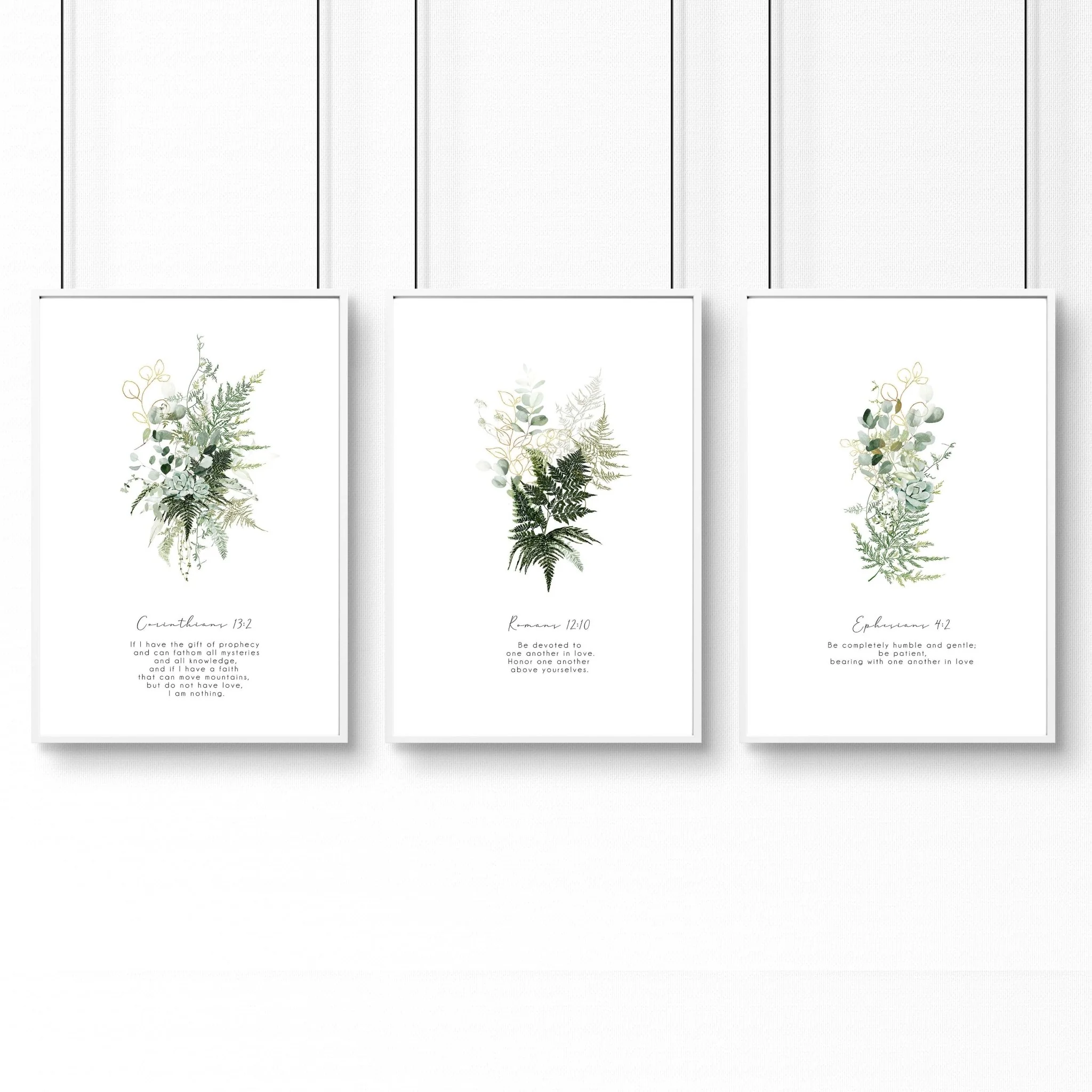 Christianity Bible wall art for bedroom | set of 3 wall art prints - Image 9