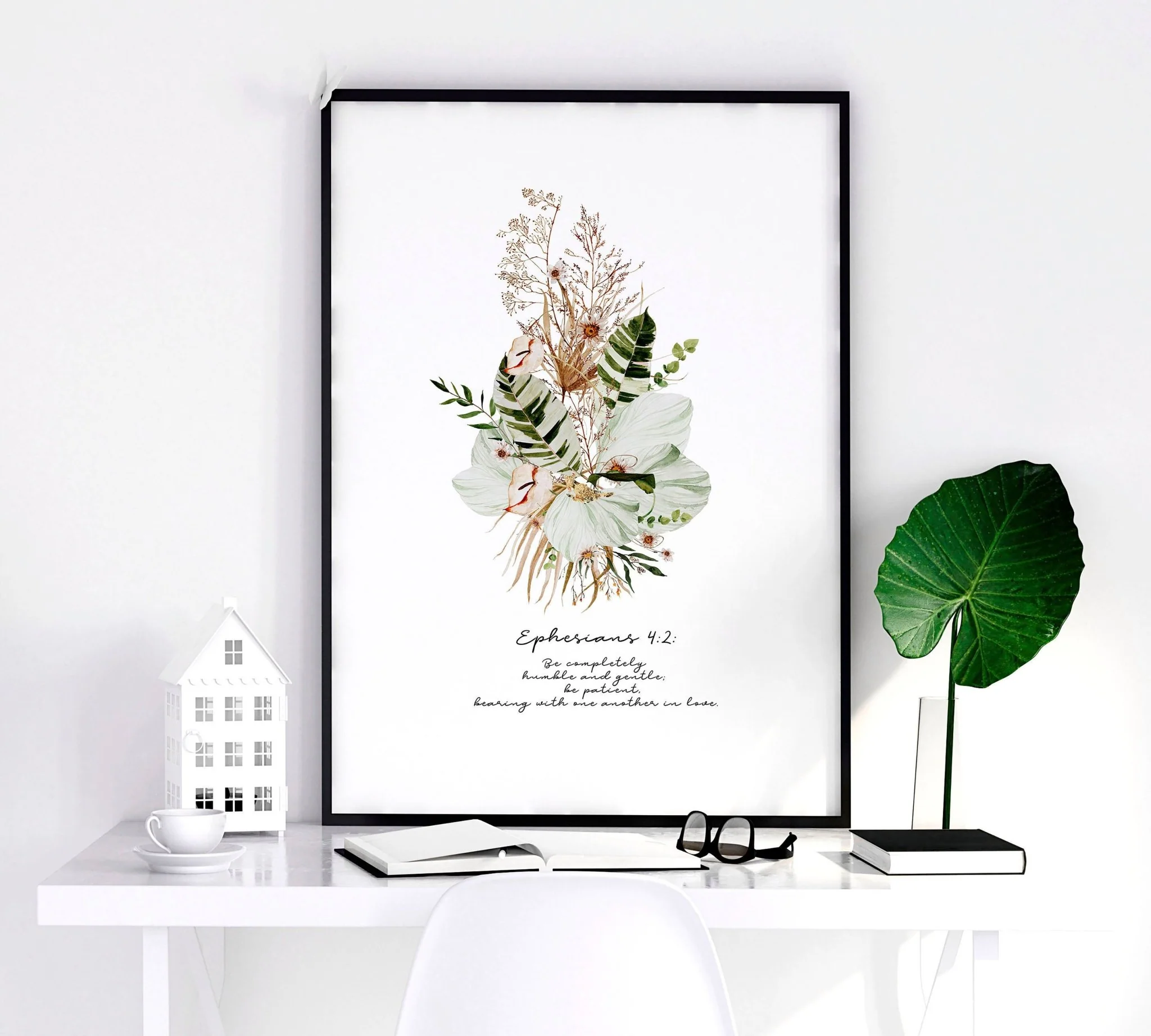 Christianity quotes for bedroom | set of 3 wall art prints - Image 7