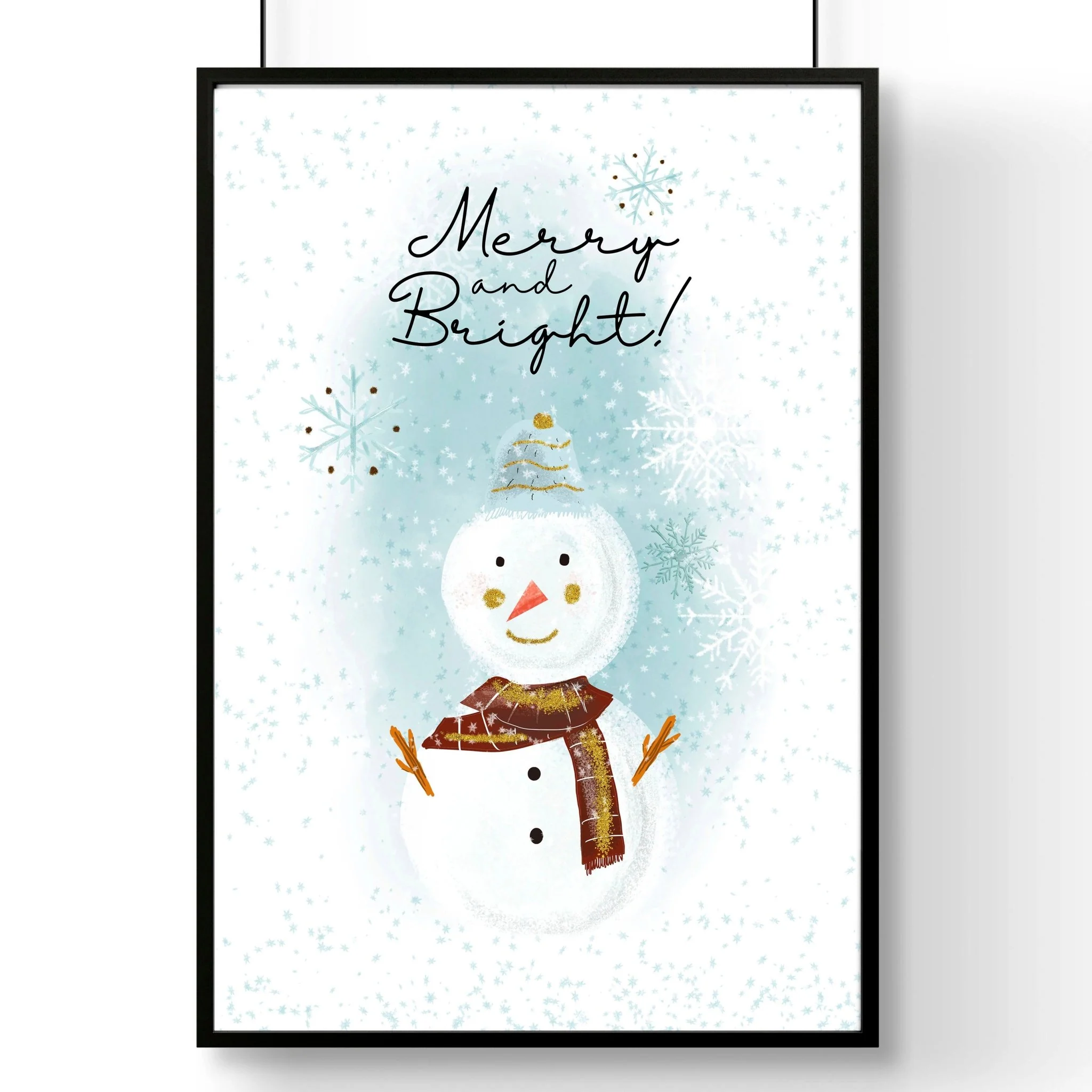 Christmas decor drawing | wall art print - Image 6