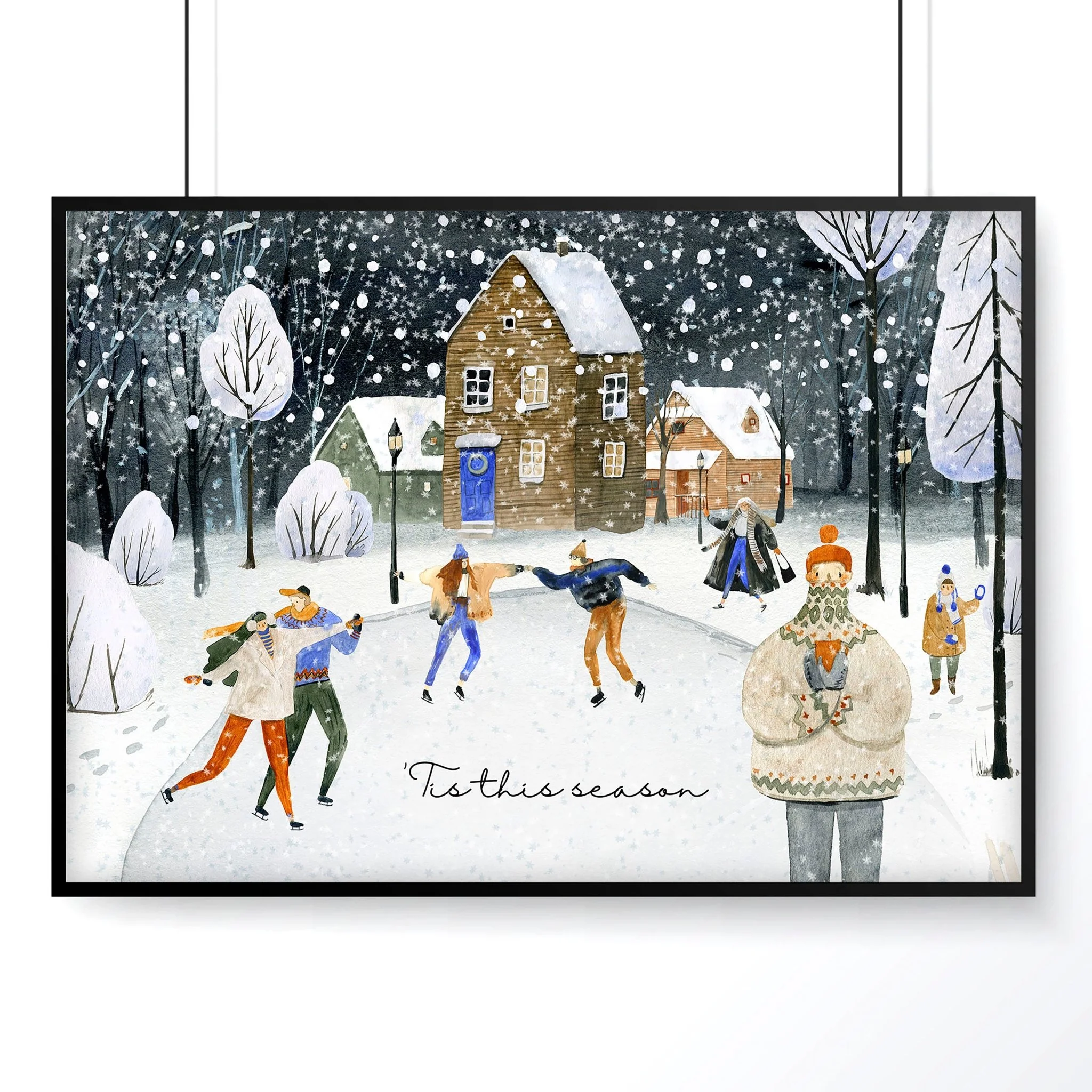 Christmas decor for living room | Wall art print - Image 5