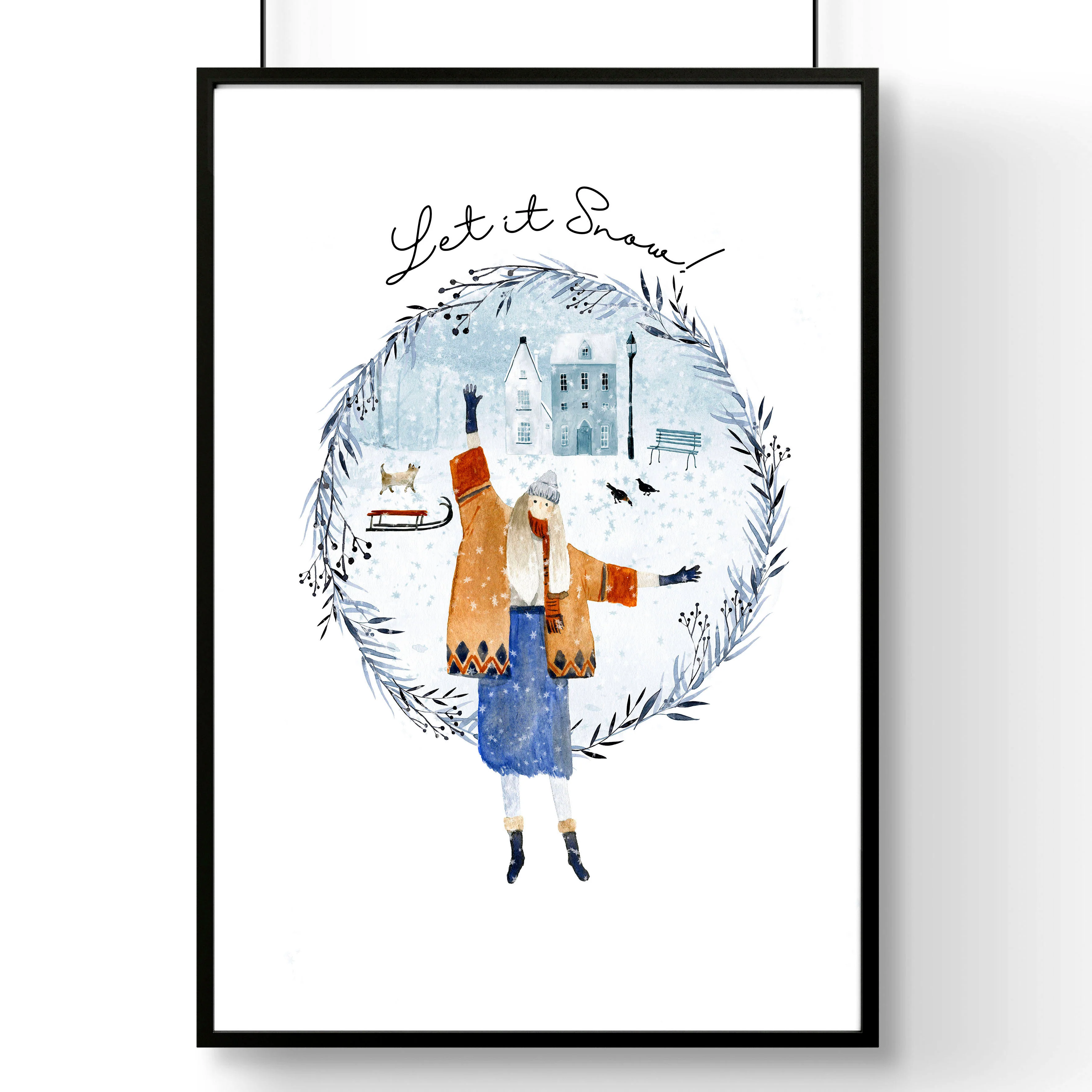 Christmas decor gift | wall art print - Image 6