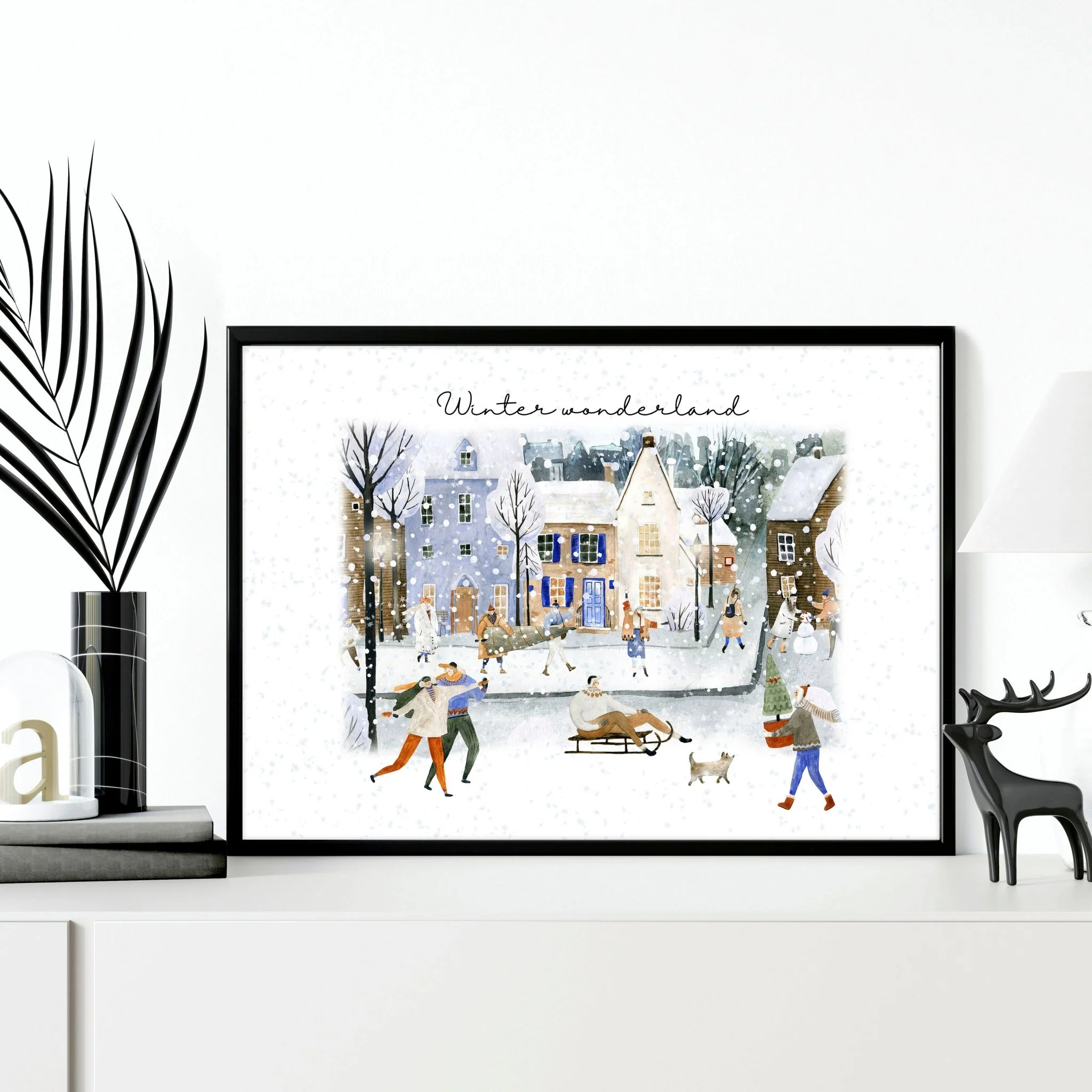 Christmas decoration wall art print - Image 4