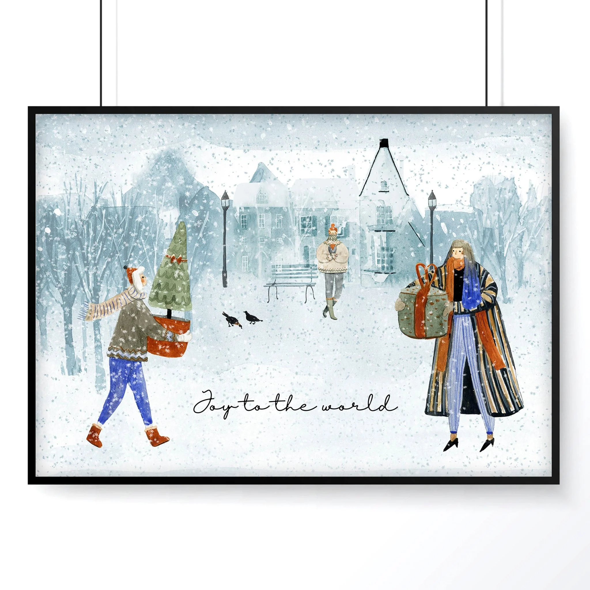 Christmas trees for the wall | wall art print - Image 4