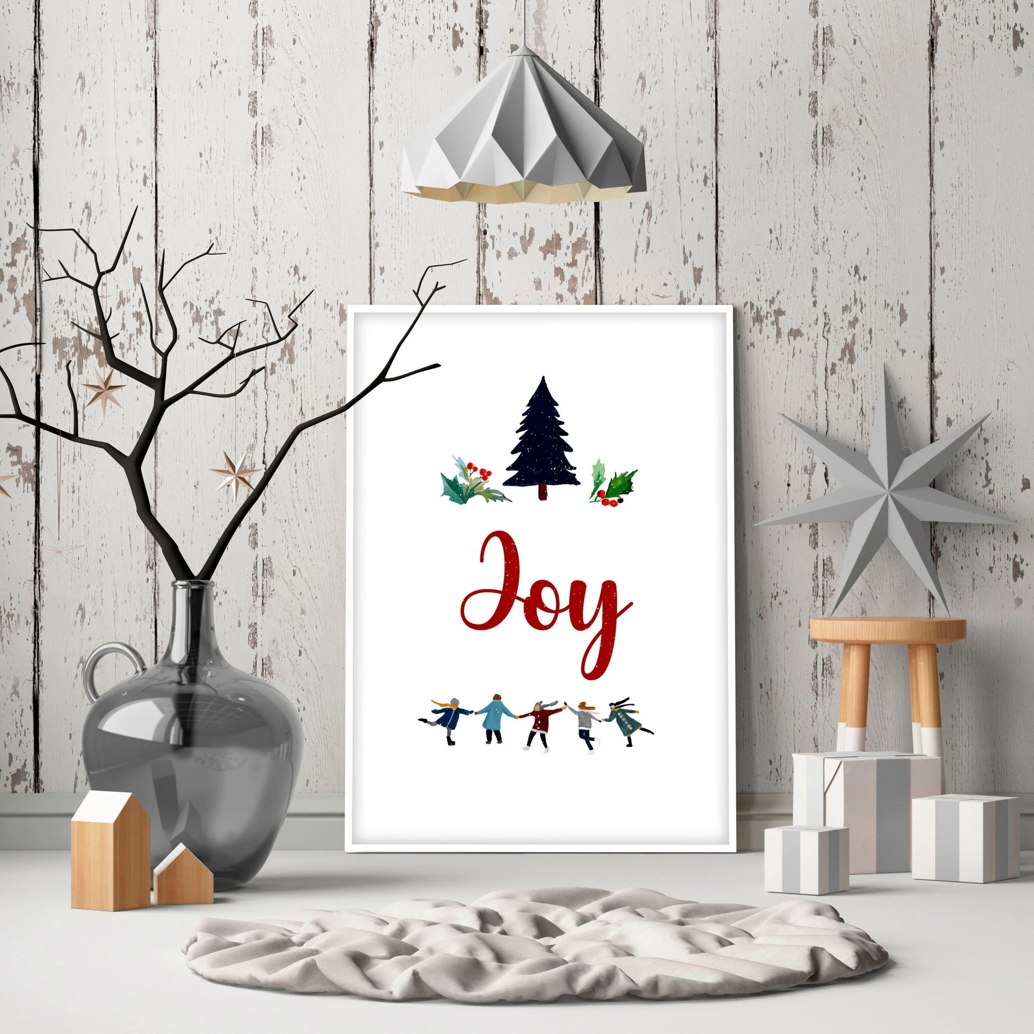 Christmas wall decorations | wall art print - Image 5