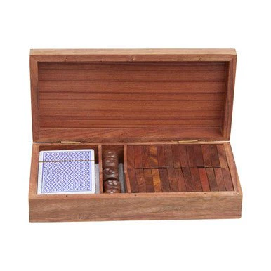 Churchill Games 3 In 1 Dominoes Dice and Playing Cards Set - Image 5