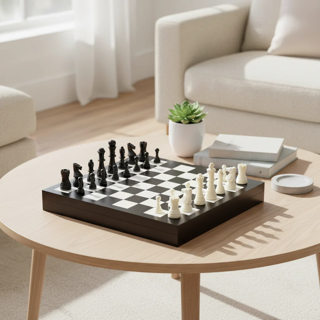 Churchill Games Black and White Chess Set - Image 3