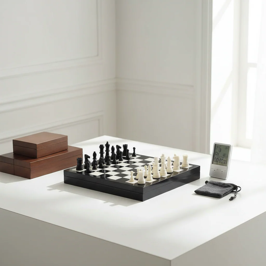 Churchill Games Black and White Chess Set - Image 4