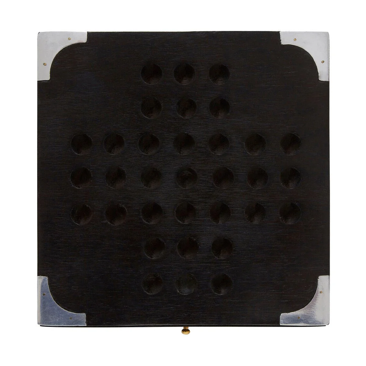 Churchill Games Black Sheesham Wood Solitaire Games Box - Image 7
