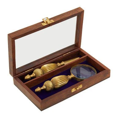 Churchill Gold Finish Magnifying Glass And Letter Opener - Image 9