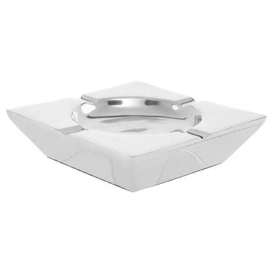 Churchill Nickel Finish Square Ashtray - Image 5