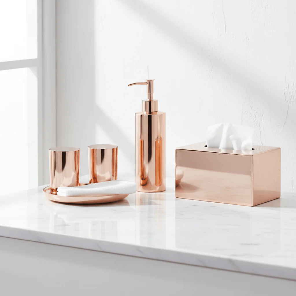Clara Rose Gold Lotion Dispenser - Image 4
