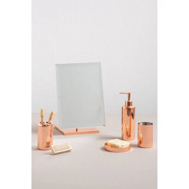 Clara Rose Gold Table Mirror - Image 8