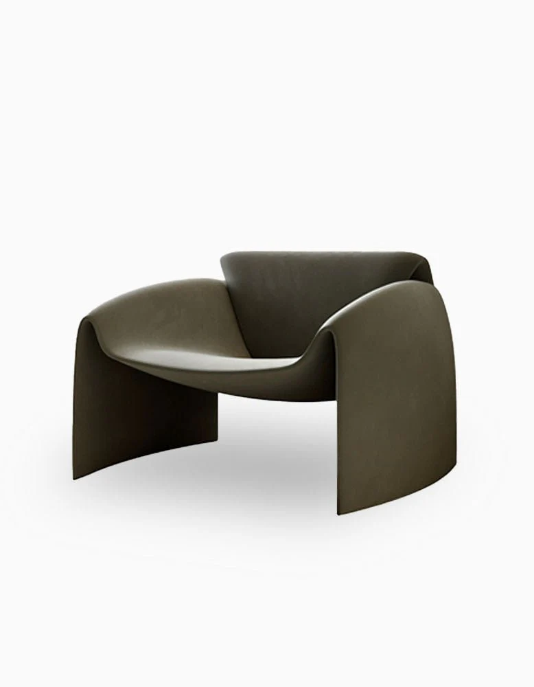 Classic Crab Armchair, Real Leather - Image 10