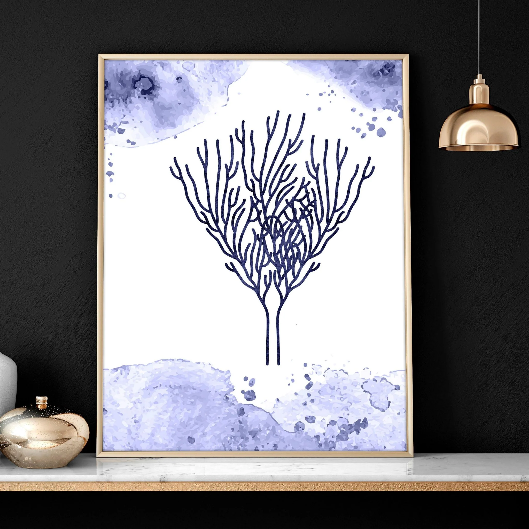 Office pictures for wall | set of 3 Coastal wall art prints - Image 3