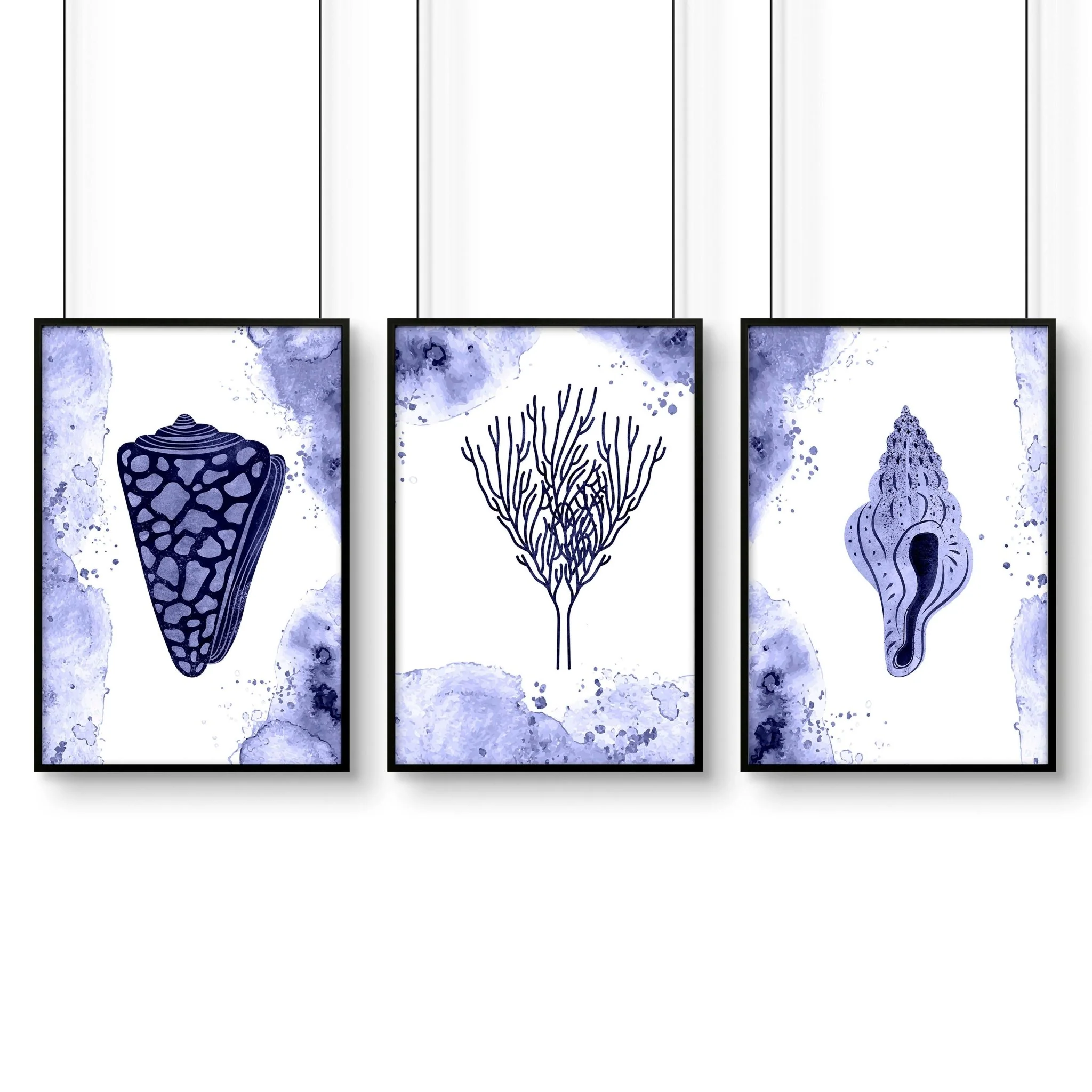 Office pictures for wall | set of 3 Coastal wall art prints - Image 6