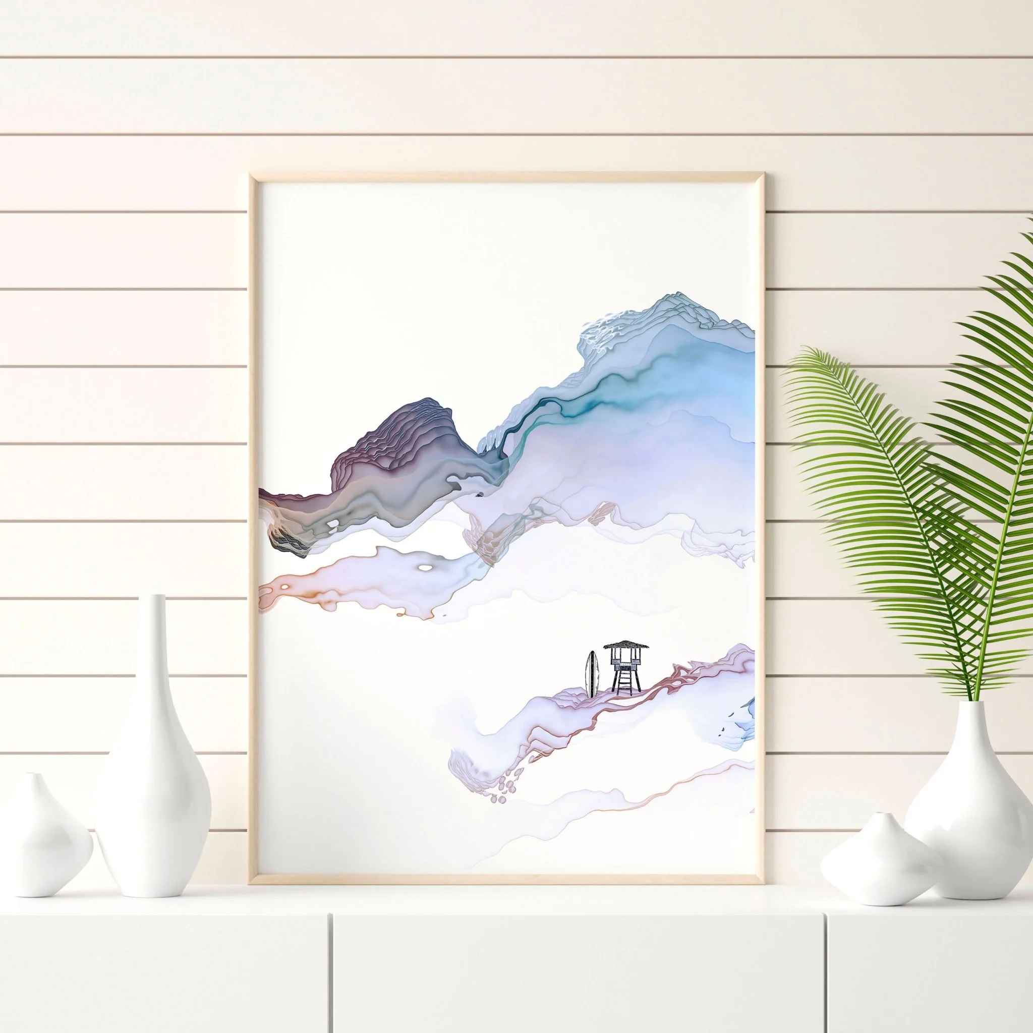 Coastline print | set of 3 wall art prints - Image 3