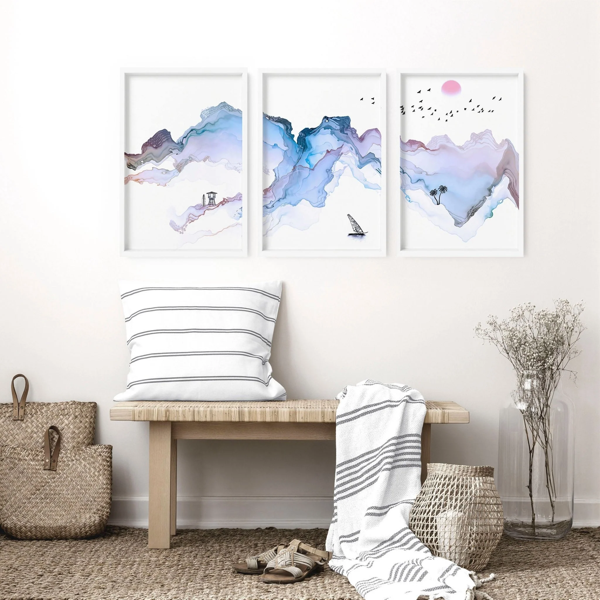 Coastline print | set of 3 wall art prints - Image 6