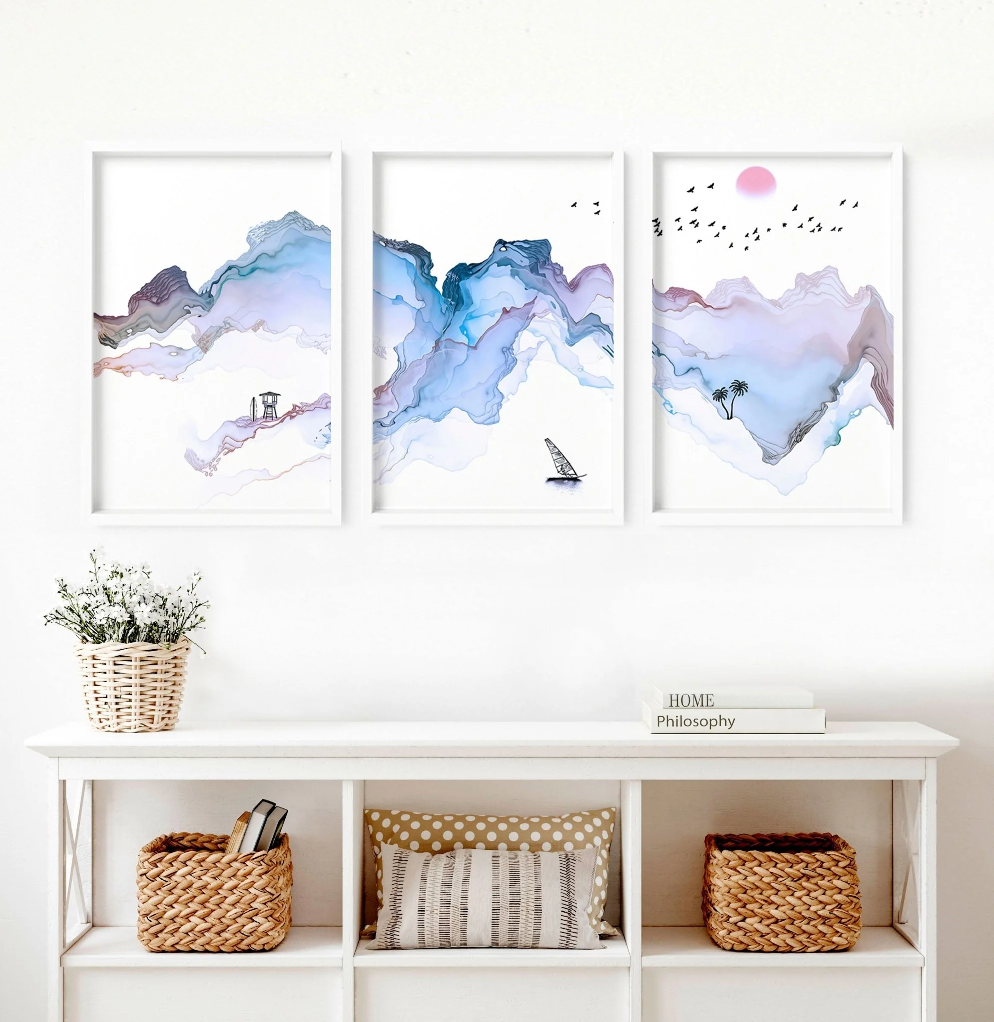 Coastline print | set of 3 wall art prints - Image 9