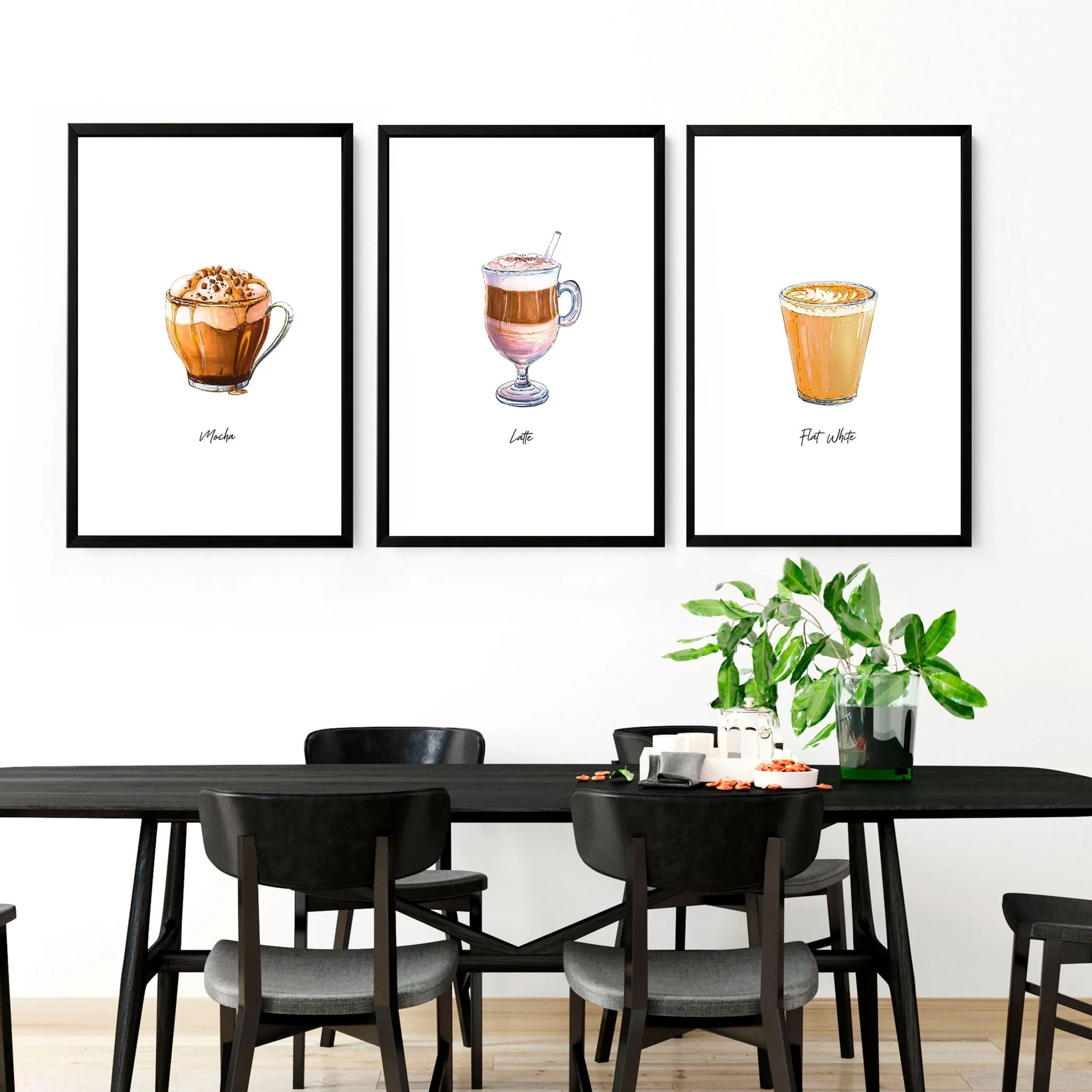 Coffee prints | set of 3 wall art prints - Image 3