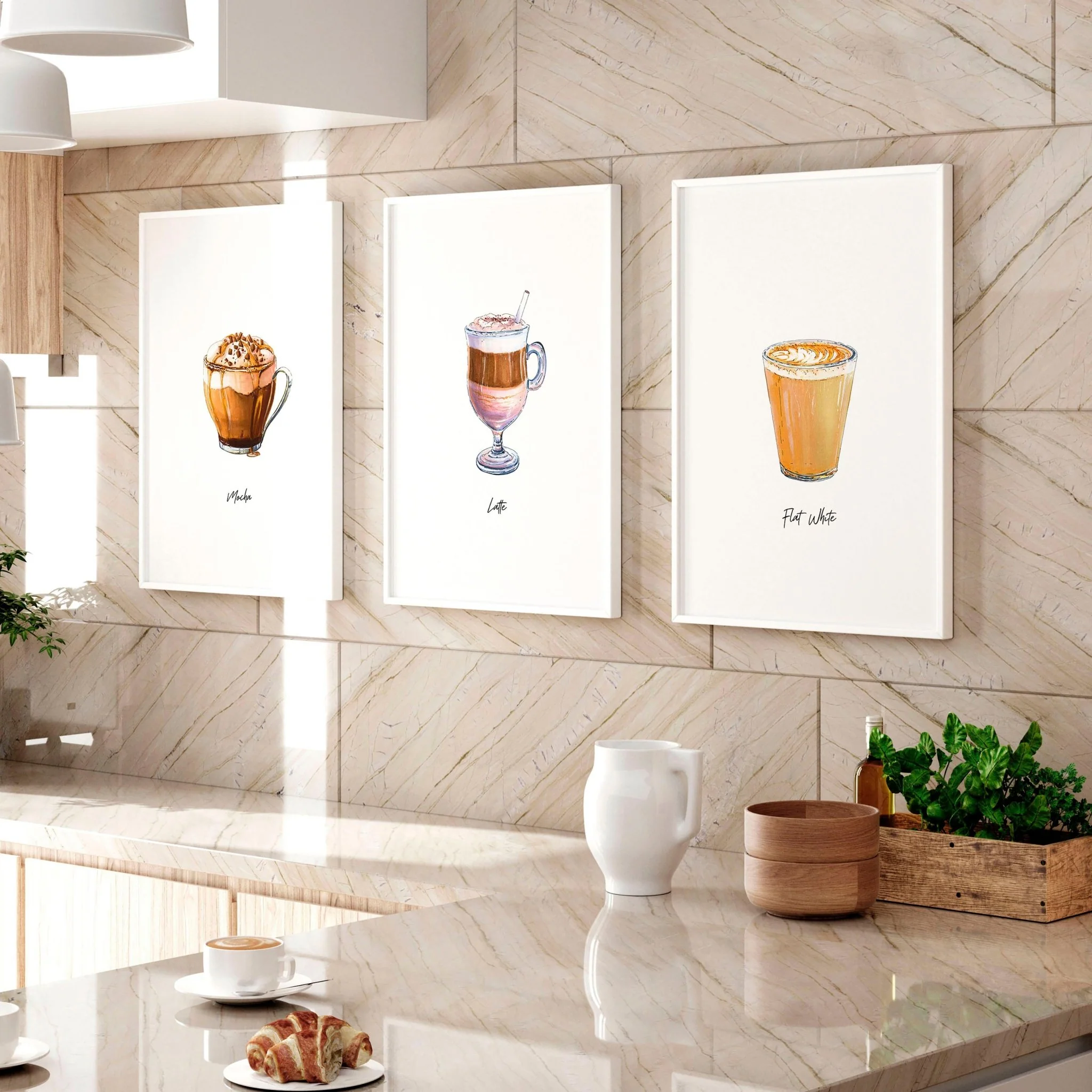 Coffee prints | set of 3 wall art prints - Image 4