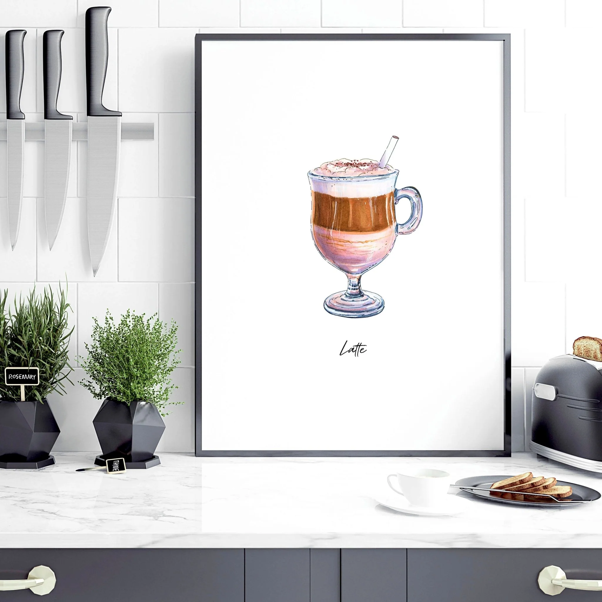 Coffee prints | set of 3 wall art prints - Image 6