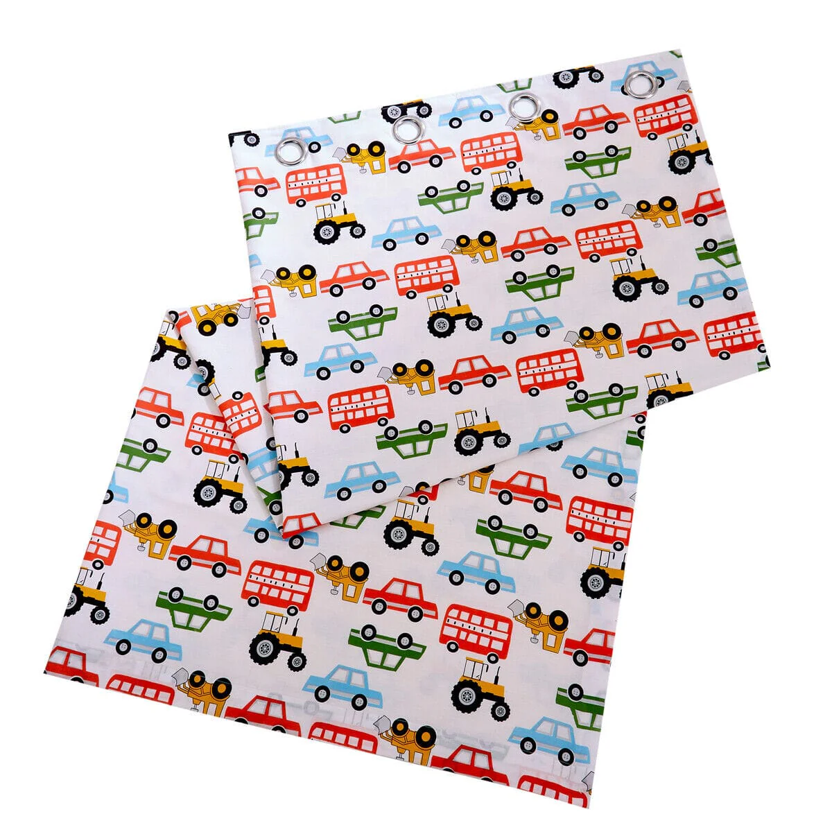 Construction Vehicle Vibrant Kids Duvet Set with Matching Pillowcase Optional Curtains Cotton Blend Bedding for Boys Bedrooms - Image 3