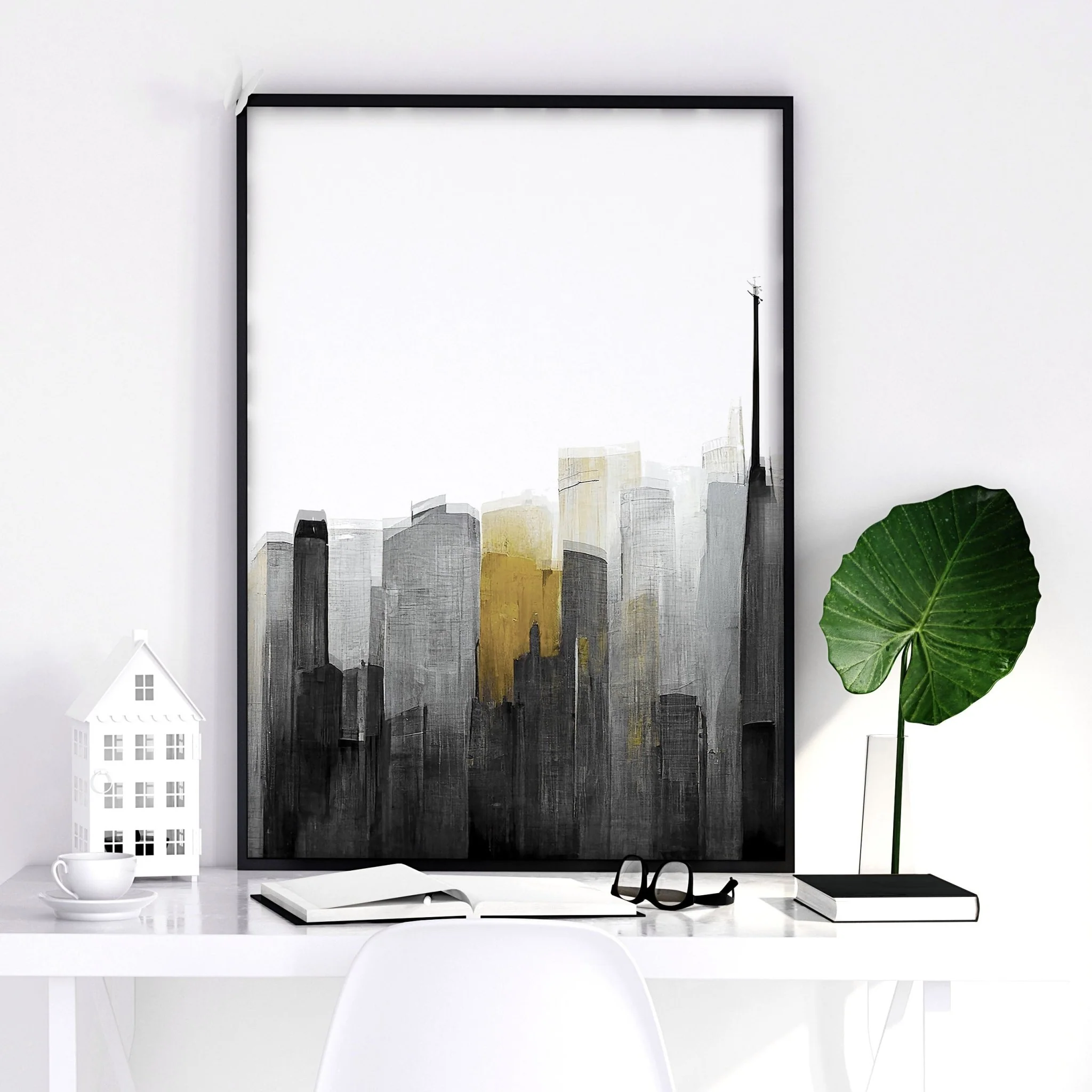 Contemporary Art For Walls | Set of 3 Urban Skyscrapers Wall art Prints - Image 11