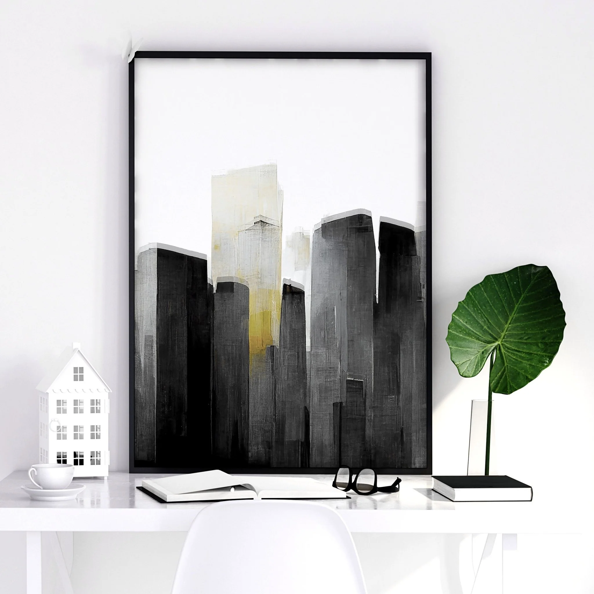 Contemporary Art For Walls | Set of 3 Urban Skyscrapers Wall art Prints - Image 12