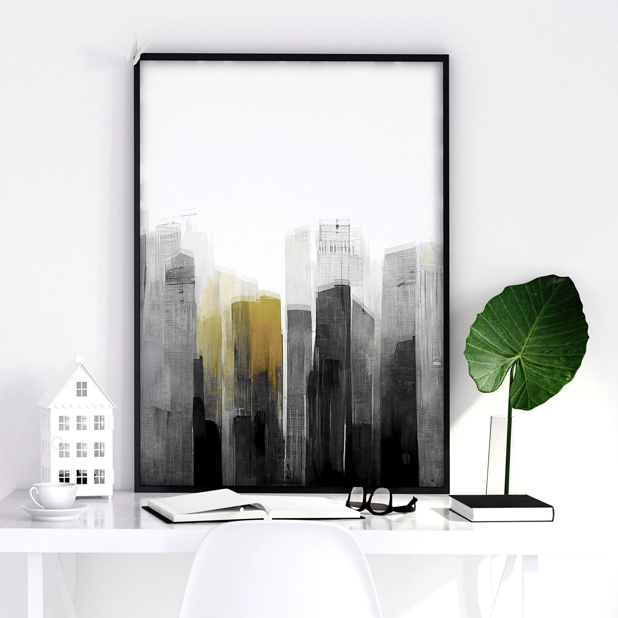 Contemporary Art For Walls | Set of 3 Urban Skyscrapers Wall art Prints - Image 13