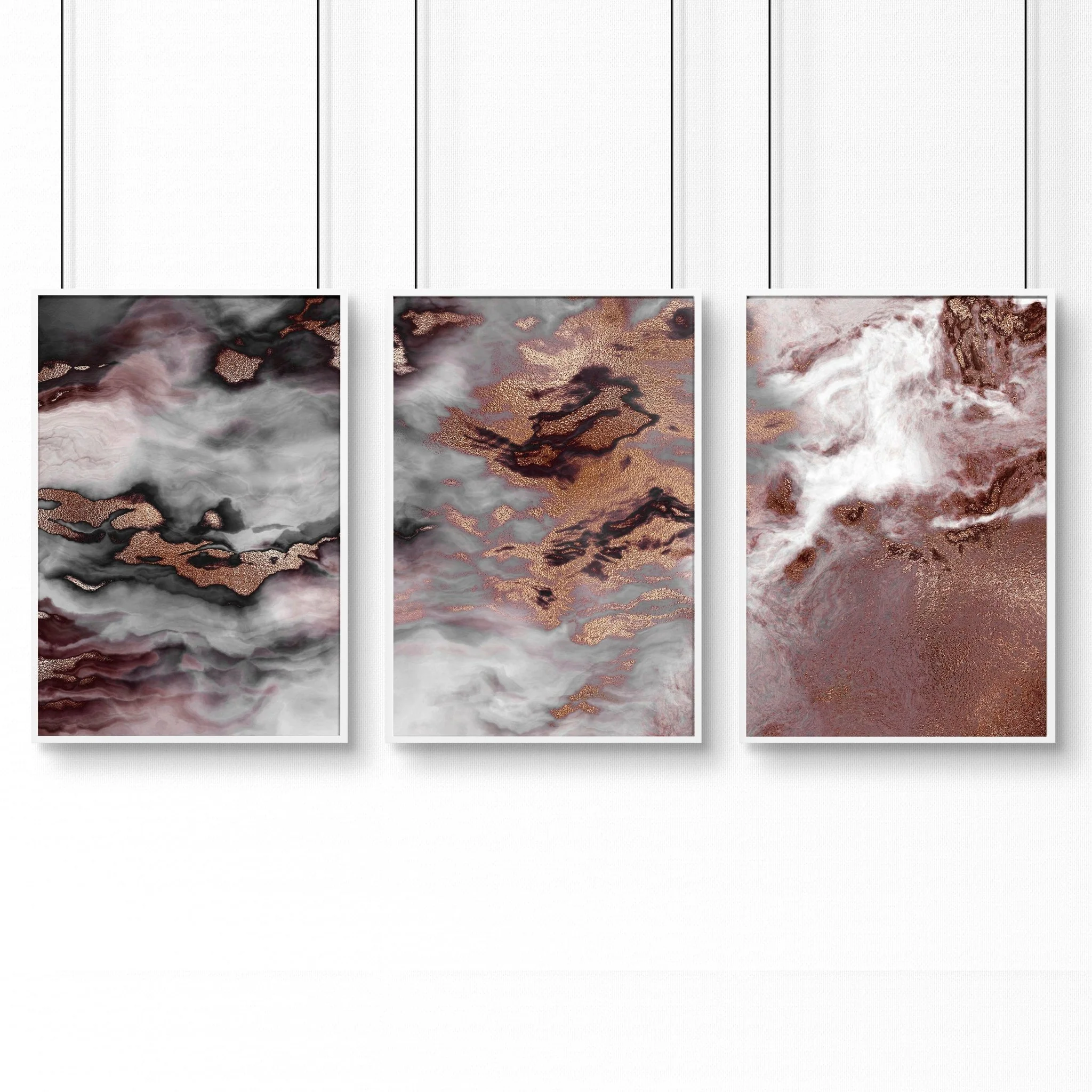 Contemporary Wall Art Decor | set of 3 framed wall art prints - Image 9