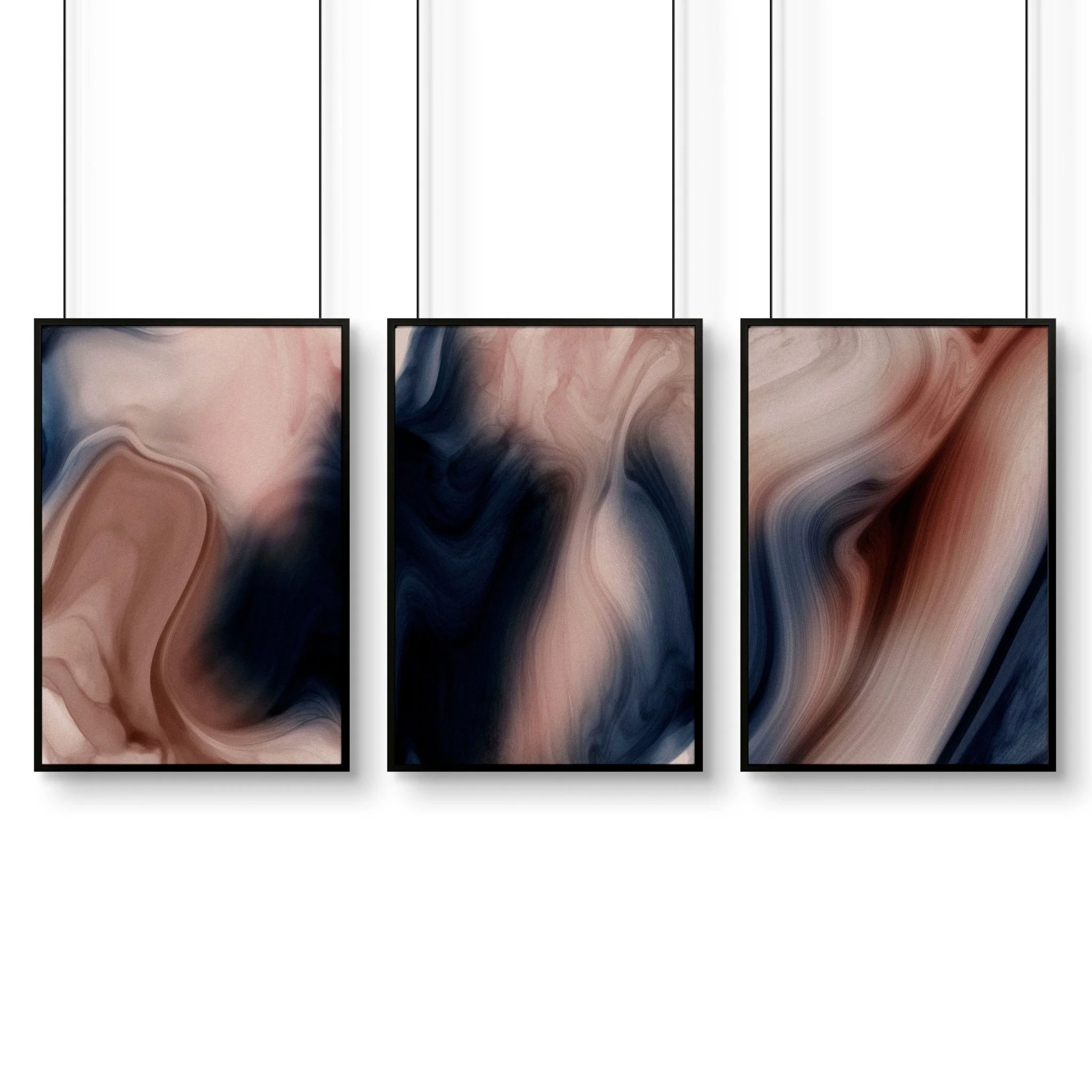 Contemporary wall art for living room | set of 3 framed wall art prints - Image 7