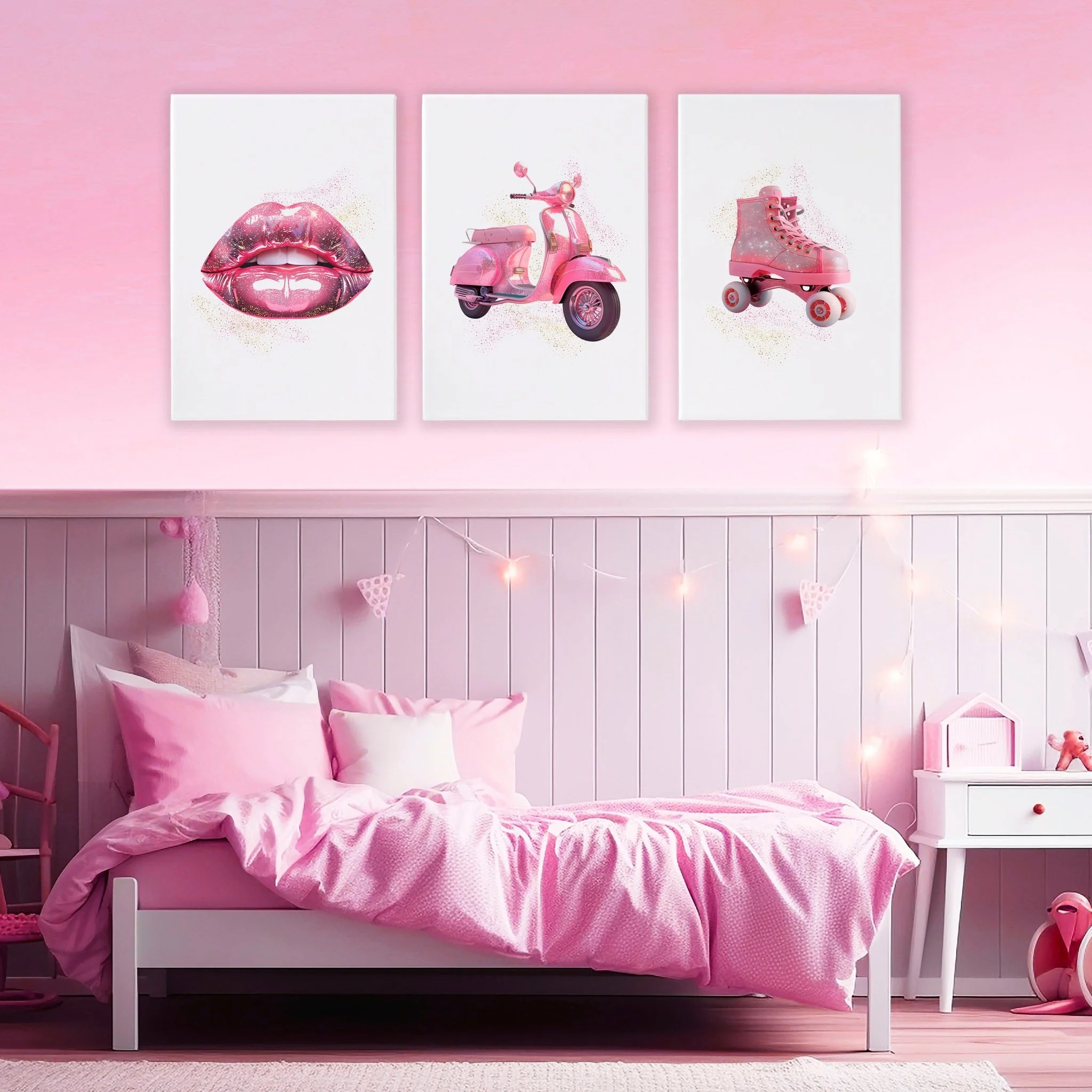 Cool Posters For Bedroom | Set of 3 Pop Wall art Prints - Image 3