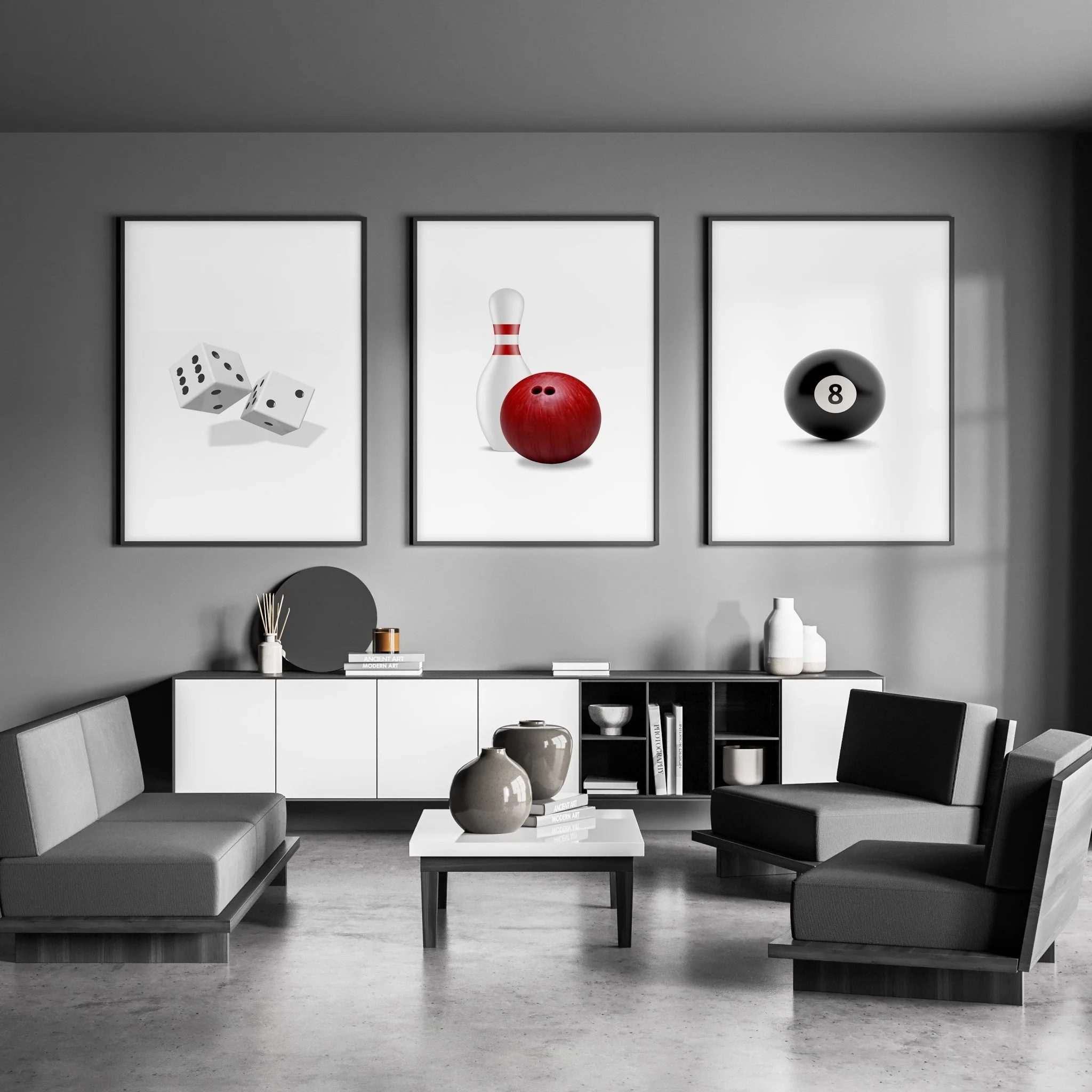 Cool Wall Art | Set of 3 Pop Wall art Prints - Image 4