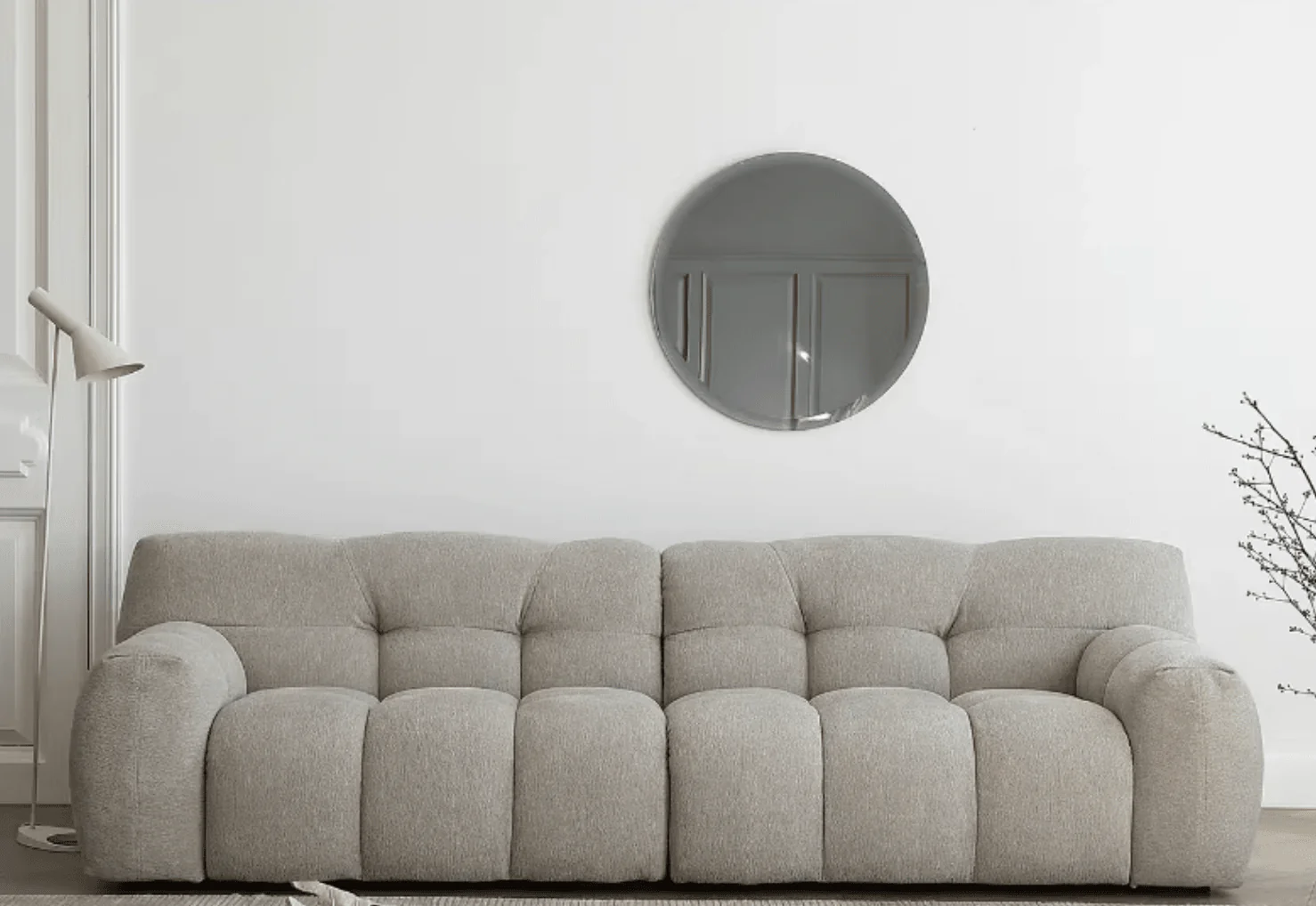 Cora Three Seater Sofa, Boucle - Image 14