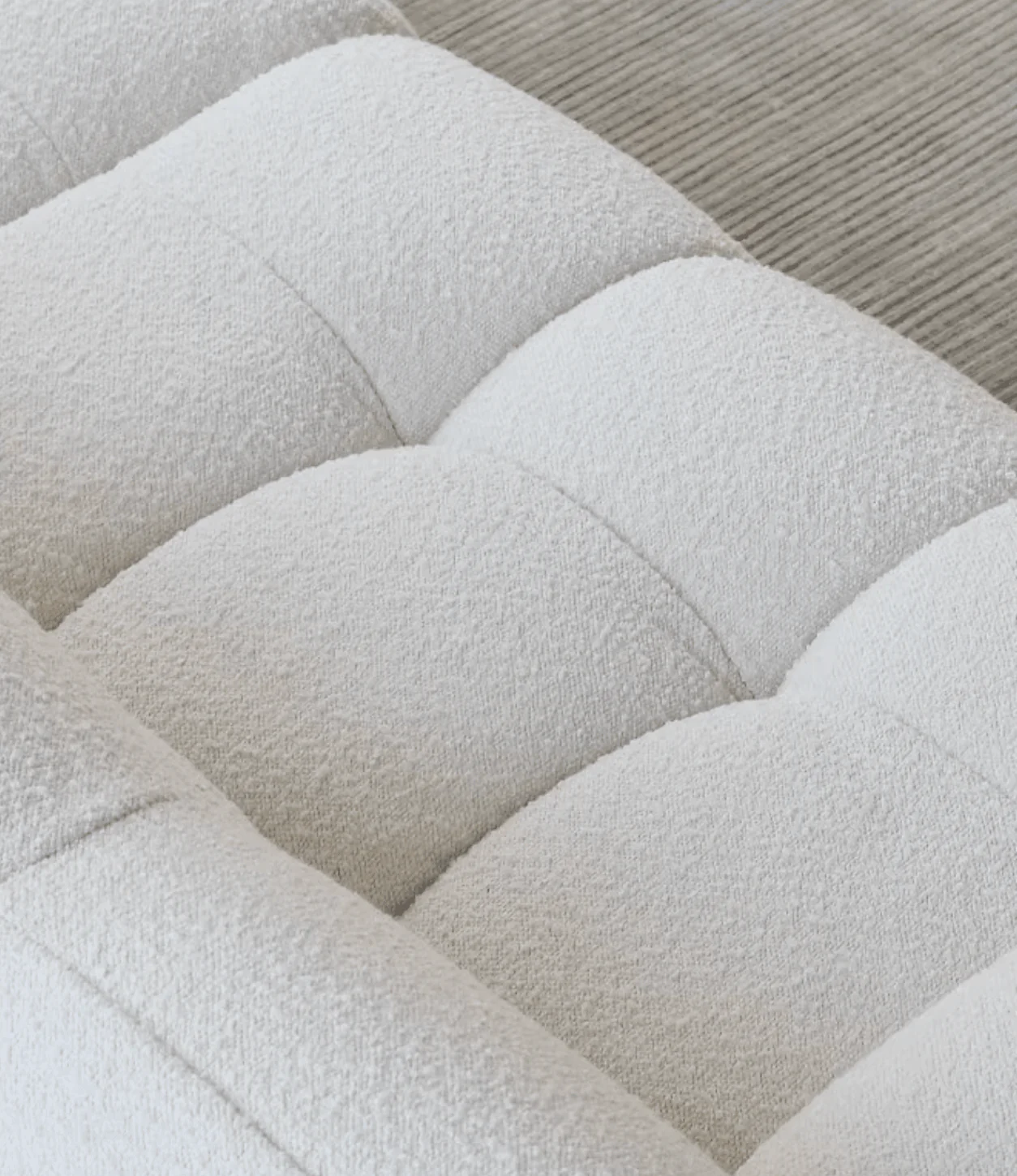 Cora Three Seater Sofa, Boucle - Image 17