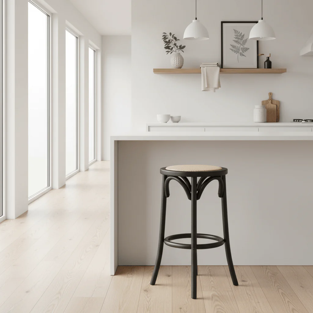 Corso Natural Rattan Stool - Image 3