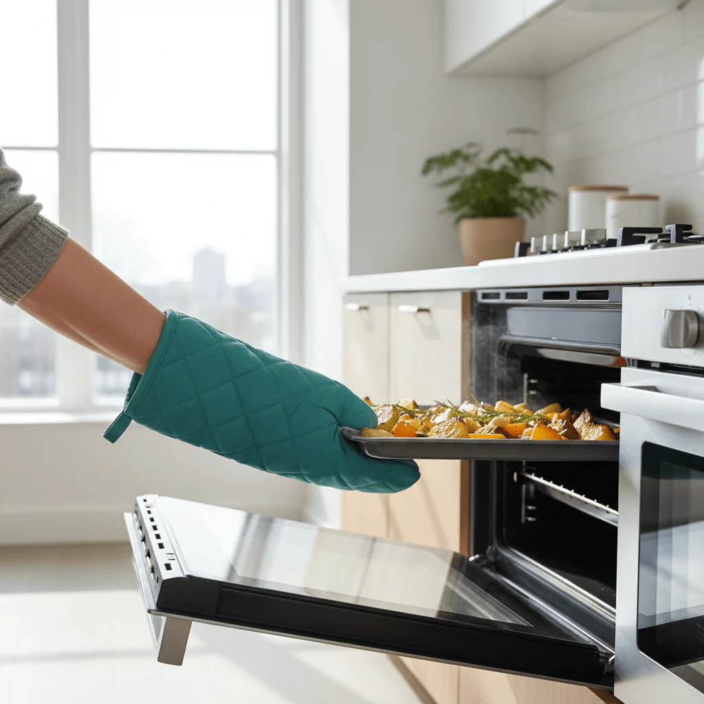 Country Kitchen Single Oven Glove - Image 2