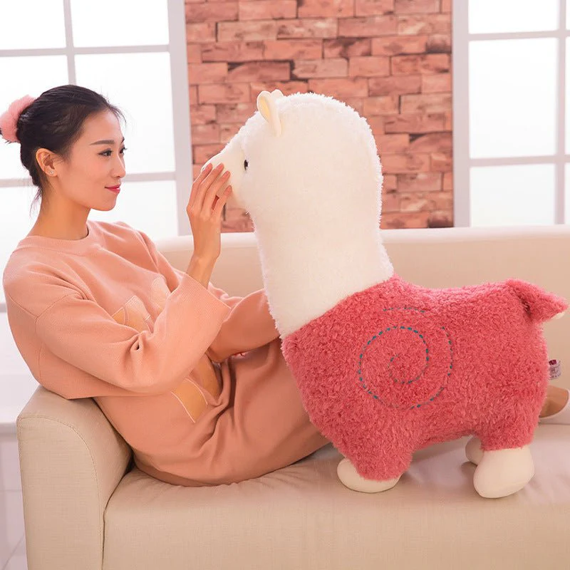 Creative Animal Toy Sheep Cashmere Wool Pillow Doll Cute Dolls Doll Birthday Gift Horse Alpaca - Image 4