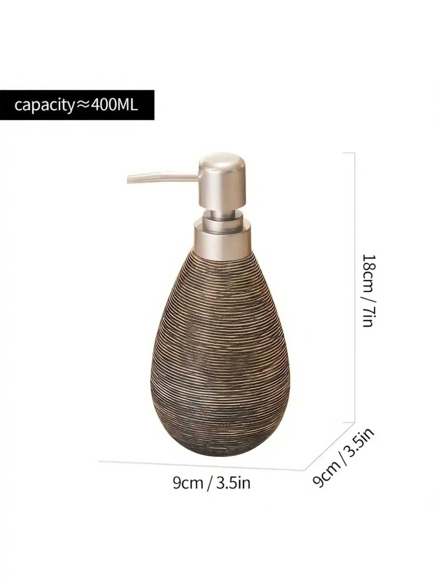 Creative Retro Style Ceramic Push-Type Soap Dispenser With Pump, Hand Soap Bottle, Suitable For Bathrooms Kitchens And Toilets - Image 6